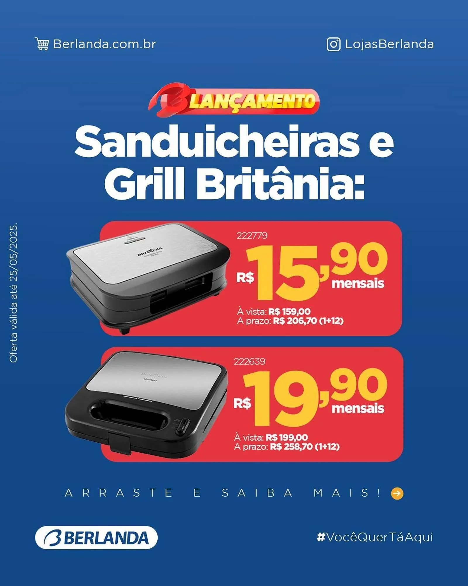 Encarte de Catálogo Berlanda 10 de maio até 25 de maio 2025 - Pagina 1