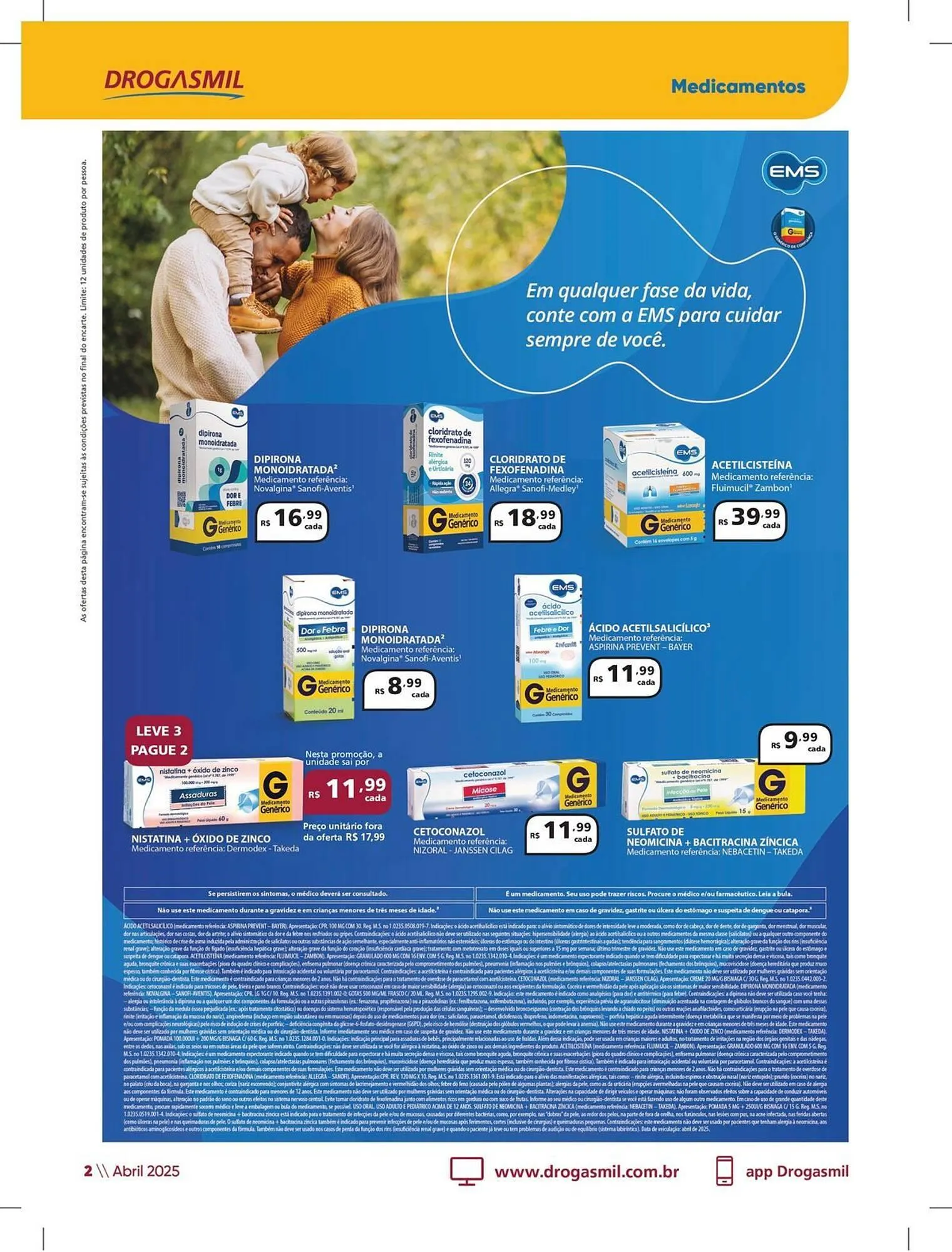 Encarte de Catálogo Drogasmil 9 de abril até 1 de maio 2025 - Pagina 2