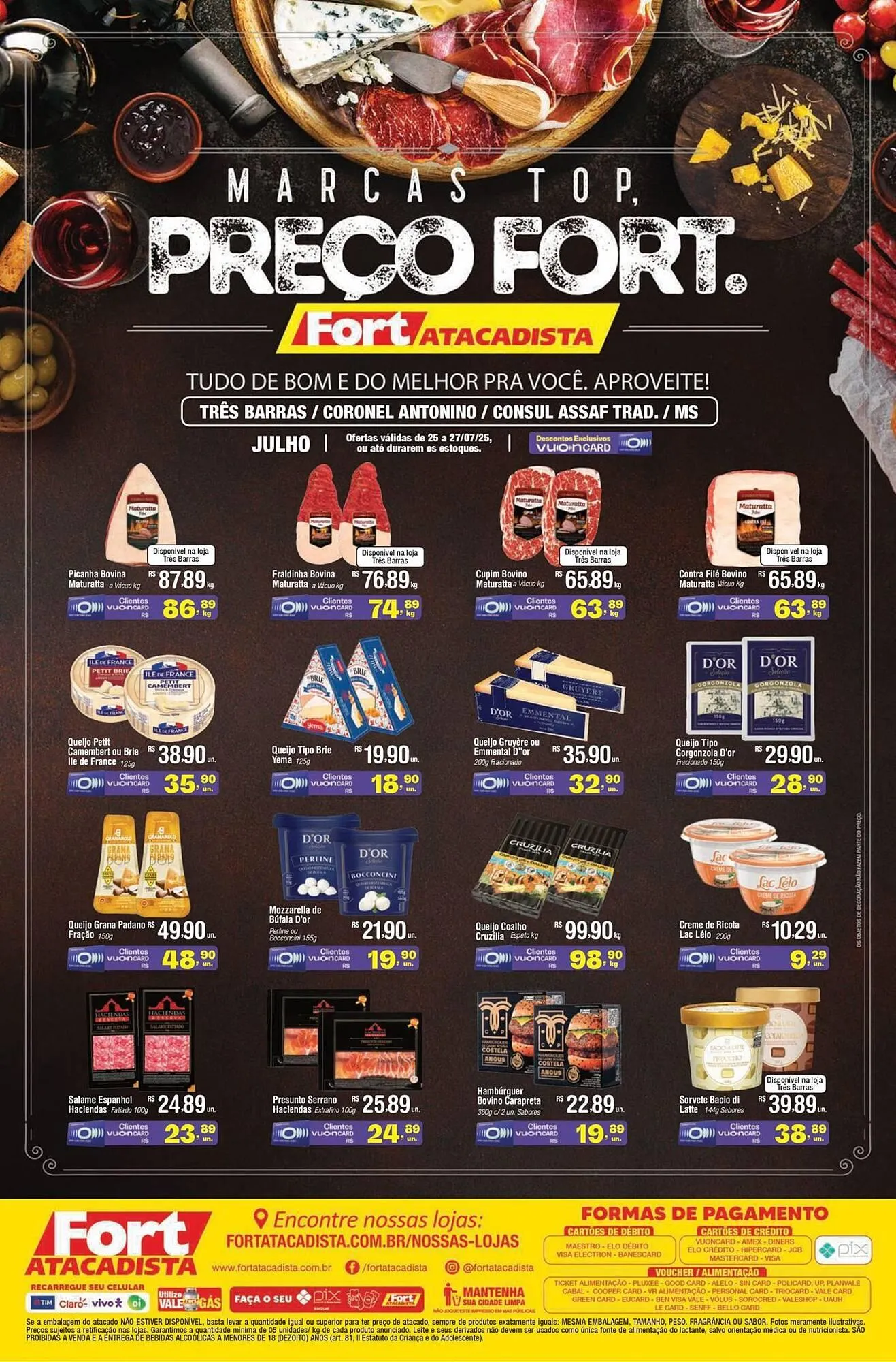Encarte de Catálogo Fort Atacadista 25 de julho até 27 de julho 2025 - Pagina 1