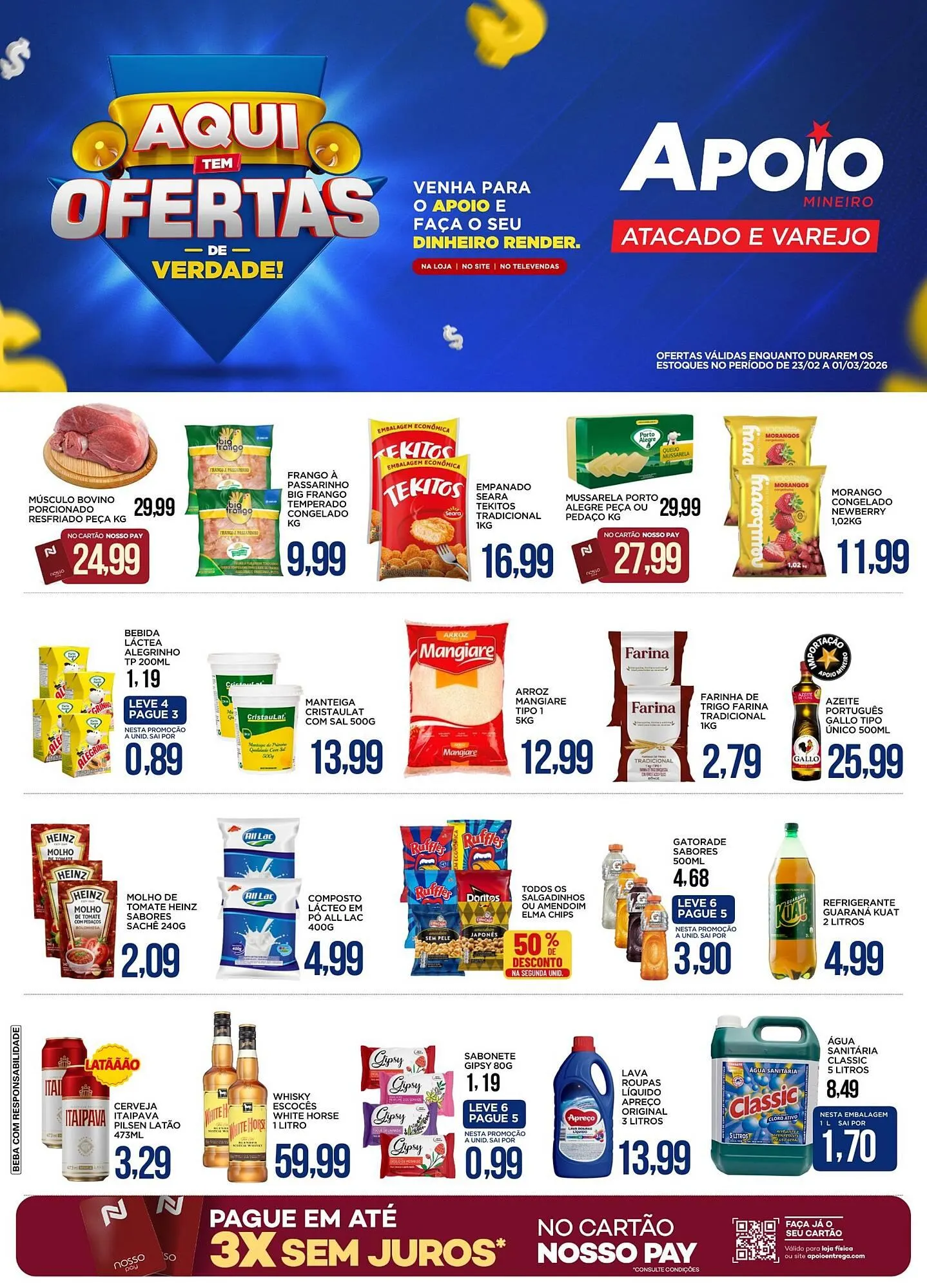 Encarte de Folheto Apoio Mineiro 23 de fevereiro até 1 de março 2026 - Pagina 1