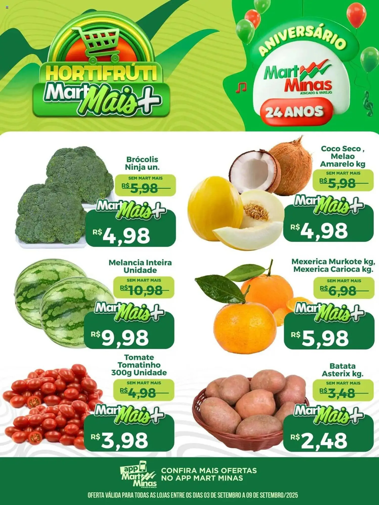 Encarte de Folheto Mart Minas 3 de setembro até 10 de setembro 2025 - Pagina 1