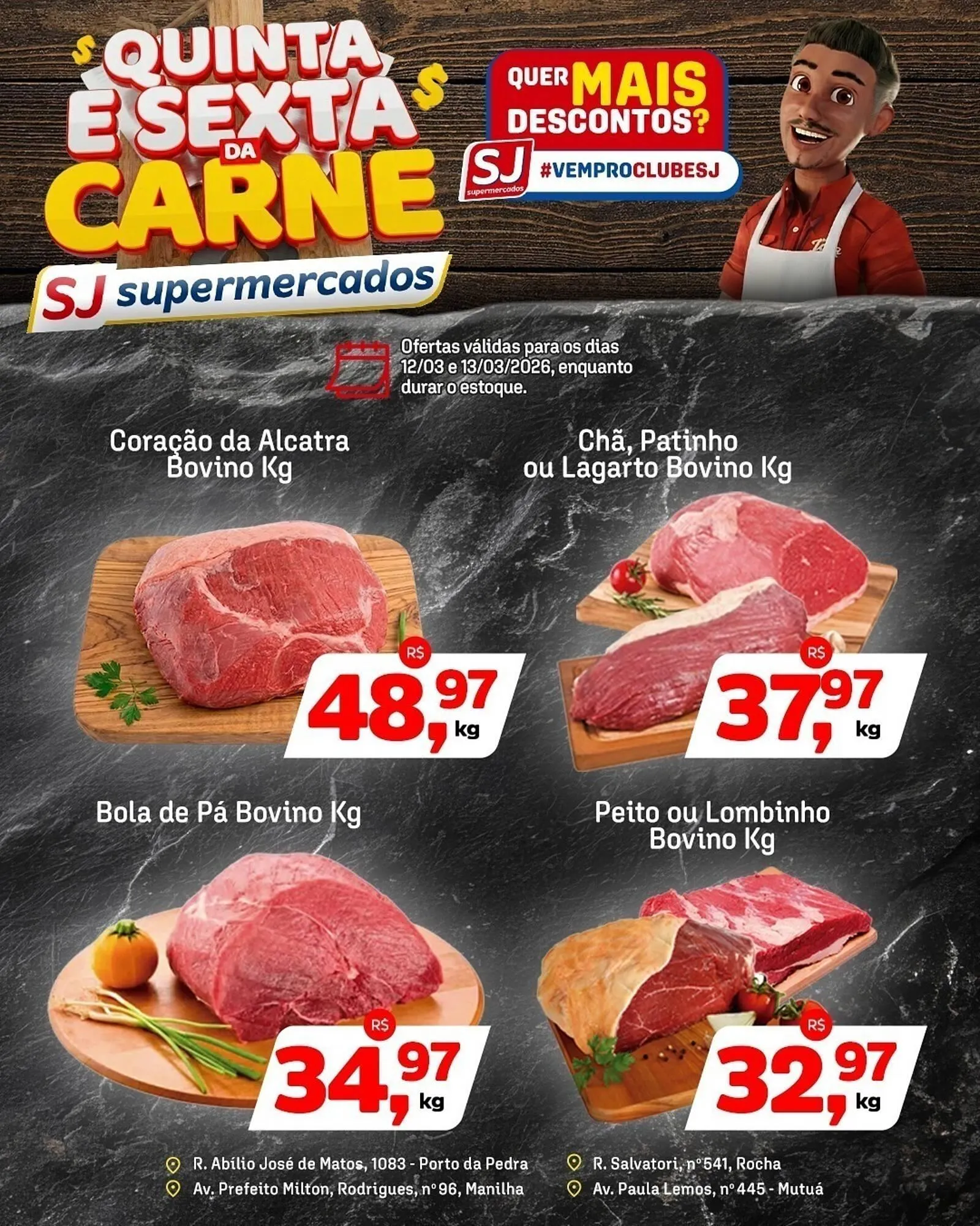 Encarte de Encarte Sj Supermercados 12 de março até 13 de março 2026 - Pagina 3