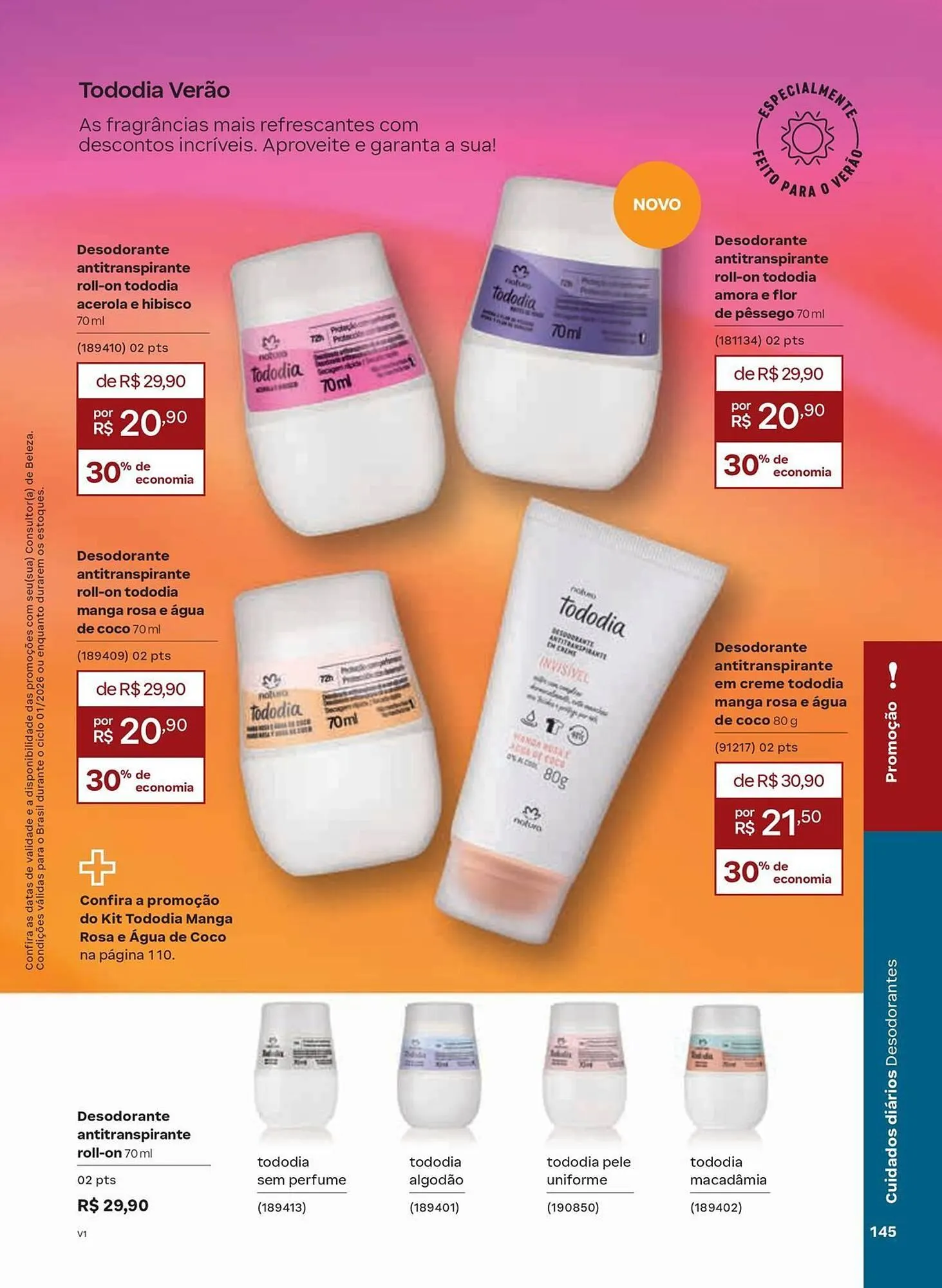 Encarte de Catálogo Natura 1 de janeiro até 31 de janeiro 2026 - Pagina 145