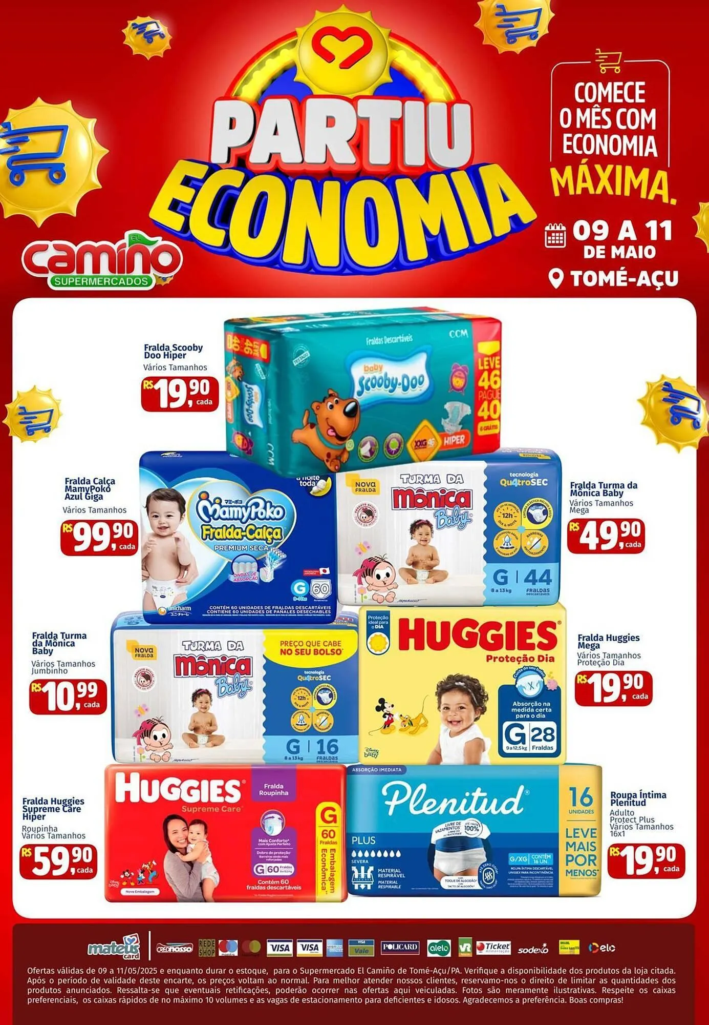Encarte de Catálogo Supermercados Mateus 9 de maio até 11 de maio 2025 - Pagina 1