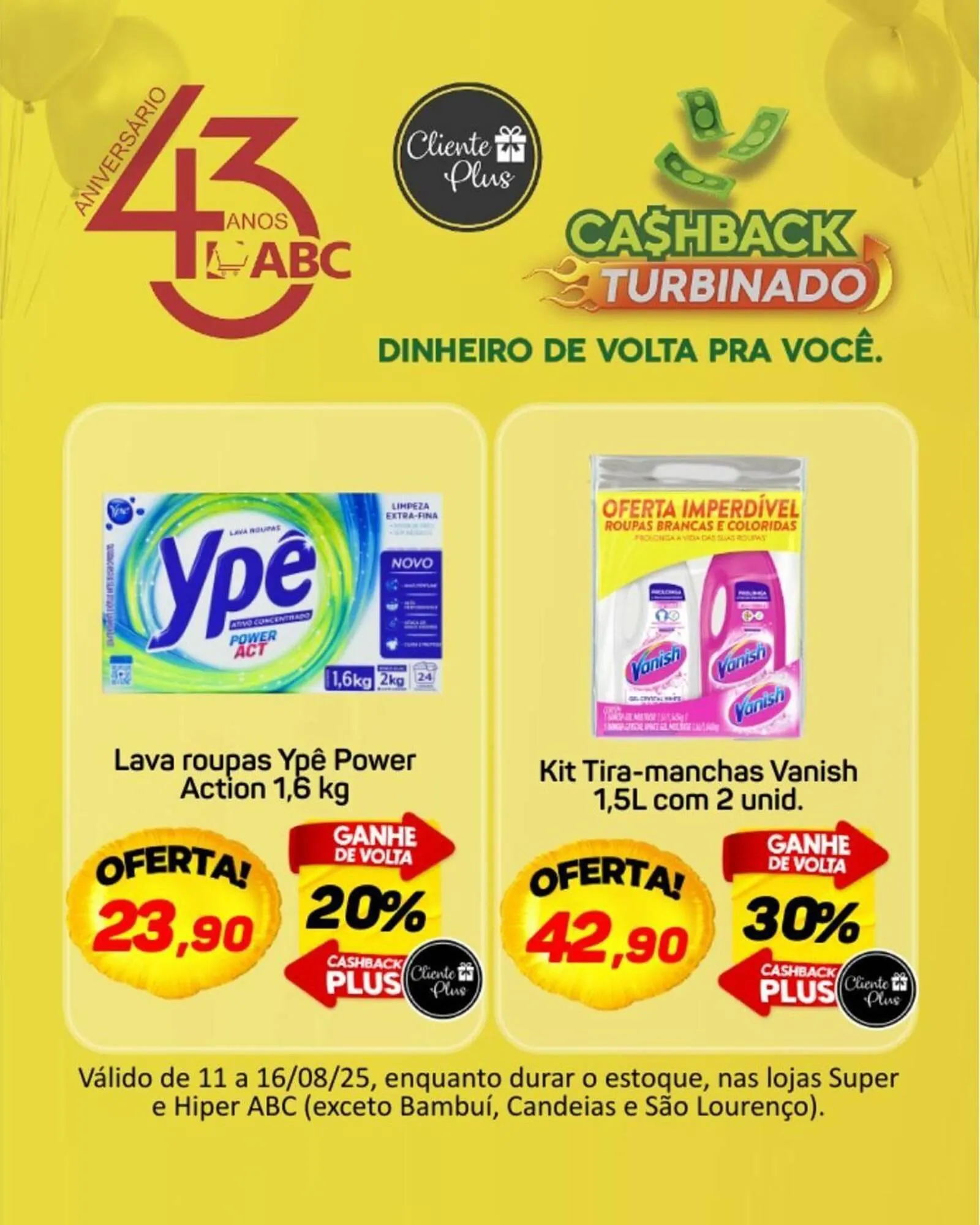 Encarte de Catálogo Supermercados ABC 11 de agosto até 16 de agosto 2025 - Pagina 4