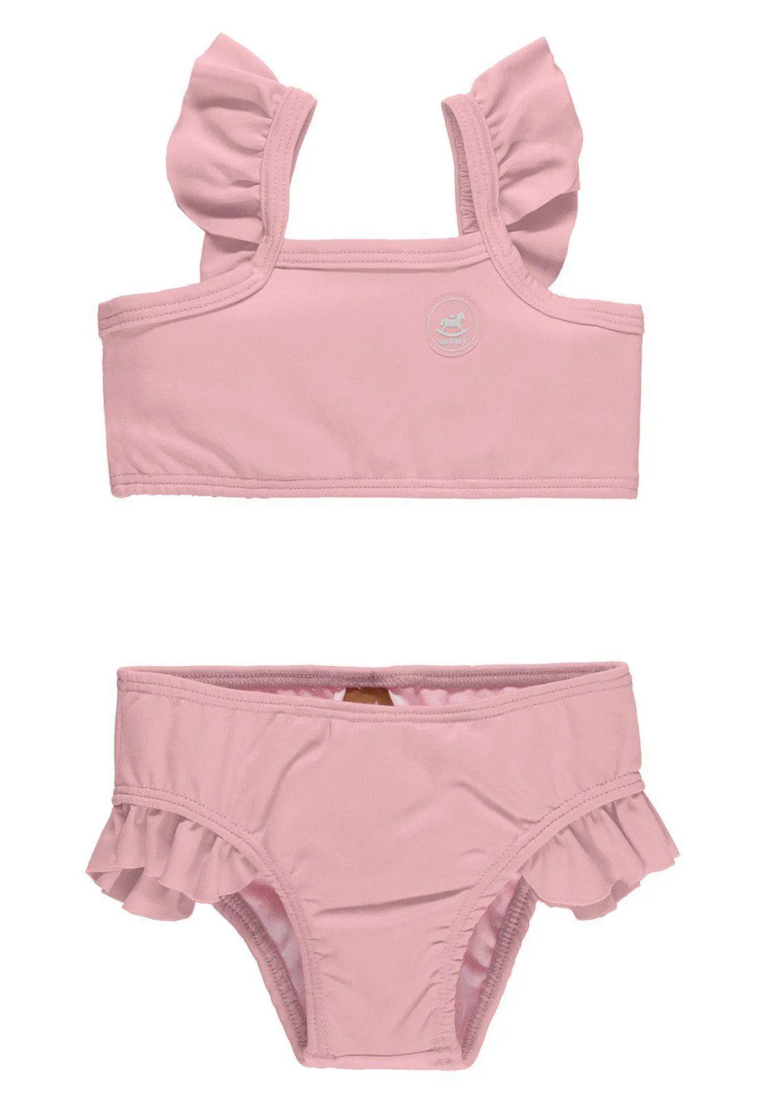 Conjunto Biquini em Malha UV Infantil Up Baby Rosa