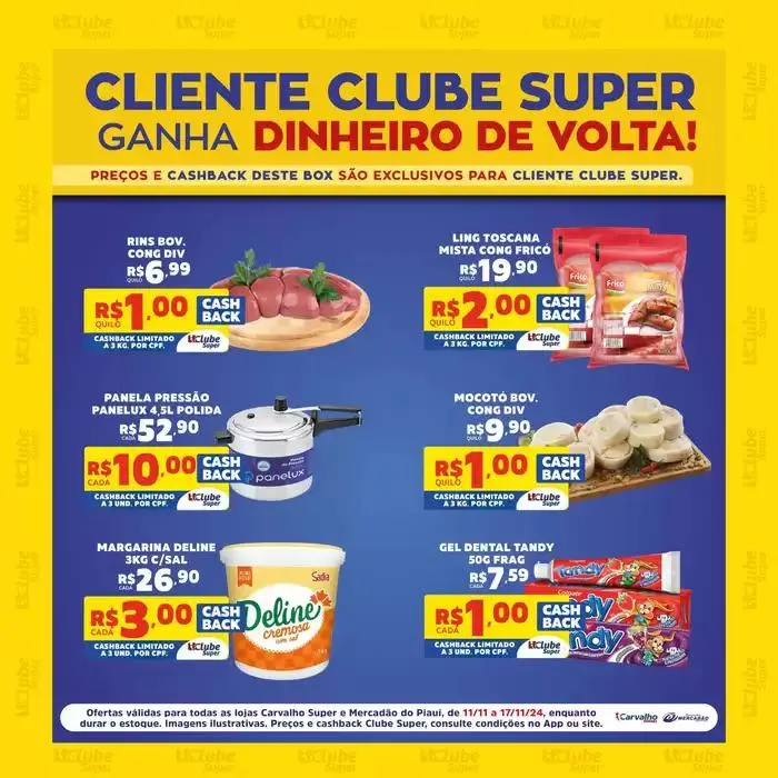 Encarte de Encarte Carvalho Supermercado 11 de novembro até 17 de novembro 2024 - Pagina 6