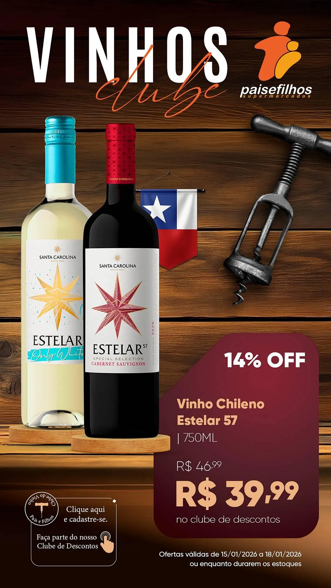 Encarte de Catálogo Pais e Filhos Supermercados 17 de janeiro até 18 de janeiro 2026 - Pagina 5