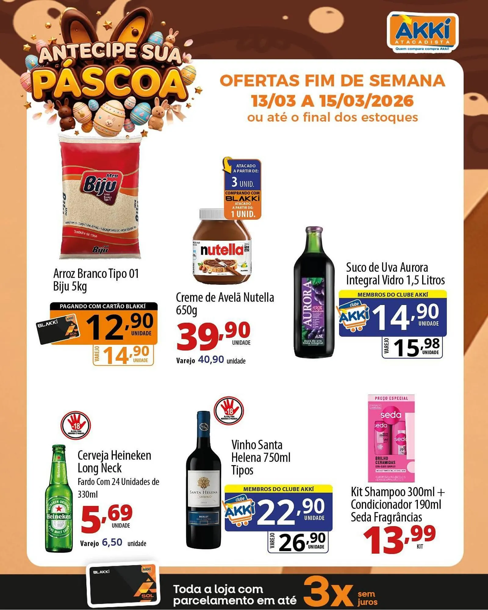Encarte de Folheto Akki Atacadista 13 de março até 15 de março 2026 - Pagina 2