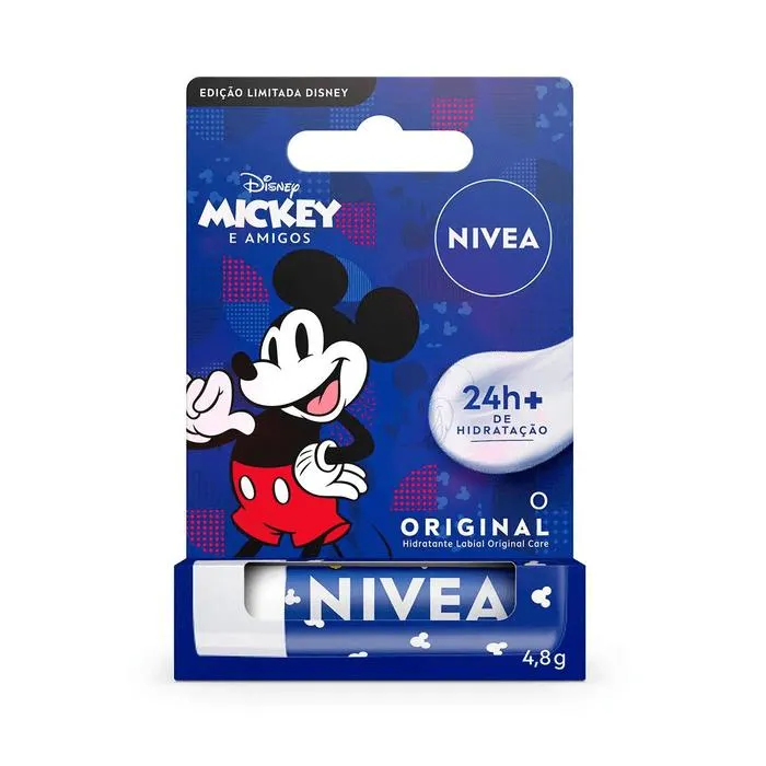 Nivea Hidratante Labial Disney Mickey e Amigos 4,8g