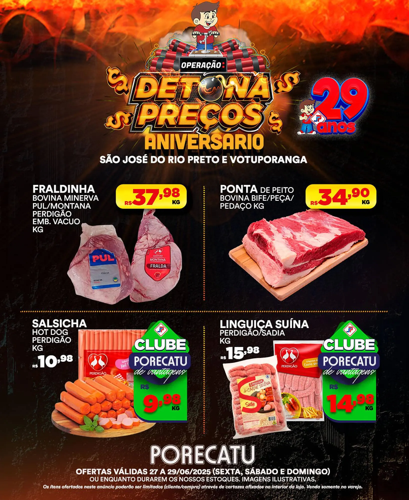 Encarte de Catálogo Supermercado Porecatu 27 de junho até 29 de junho 2025 - Pagina 4