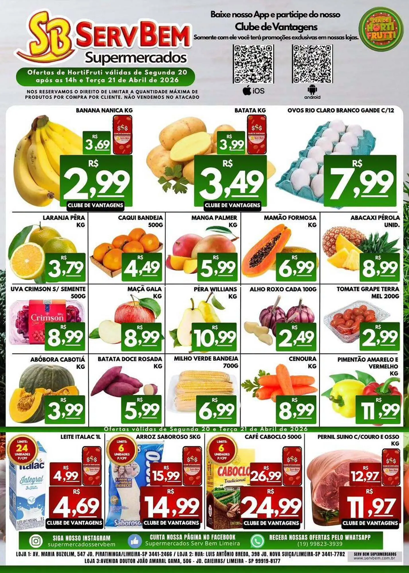 Encarte de Catálogo ServBem 14 de abril até 21 de abril 2026 - Pagina 1