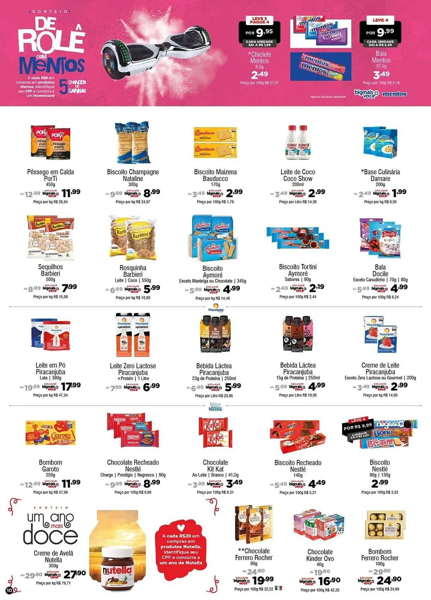 Encarte de Catálogo Big Mais Supermercados 10 de dezembro até 6 de janeiro 2026 - Pagina 10