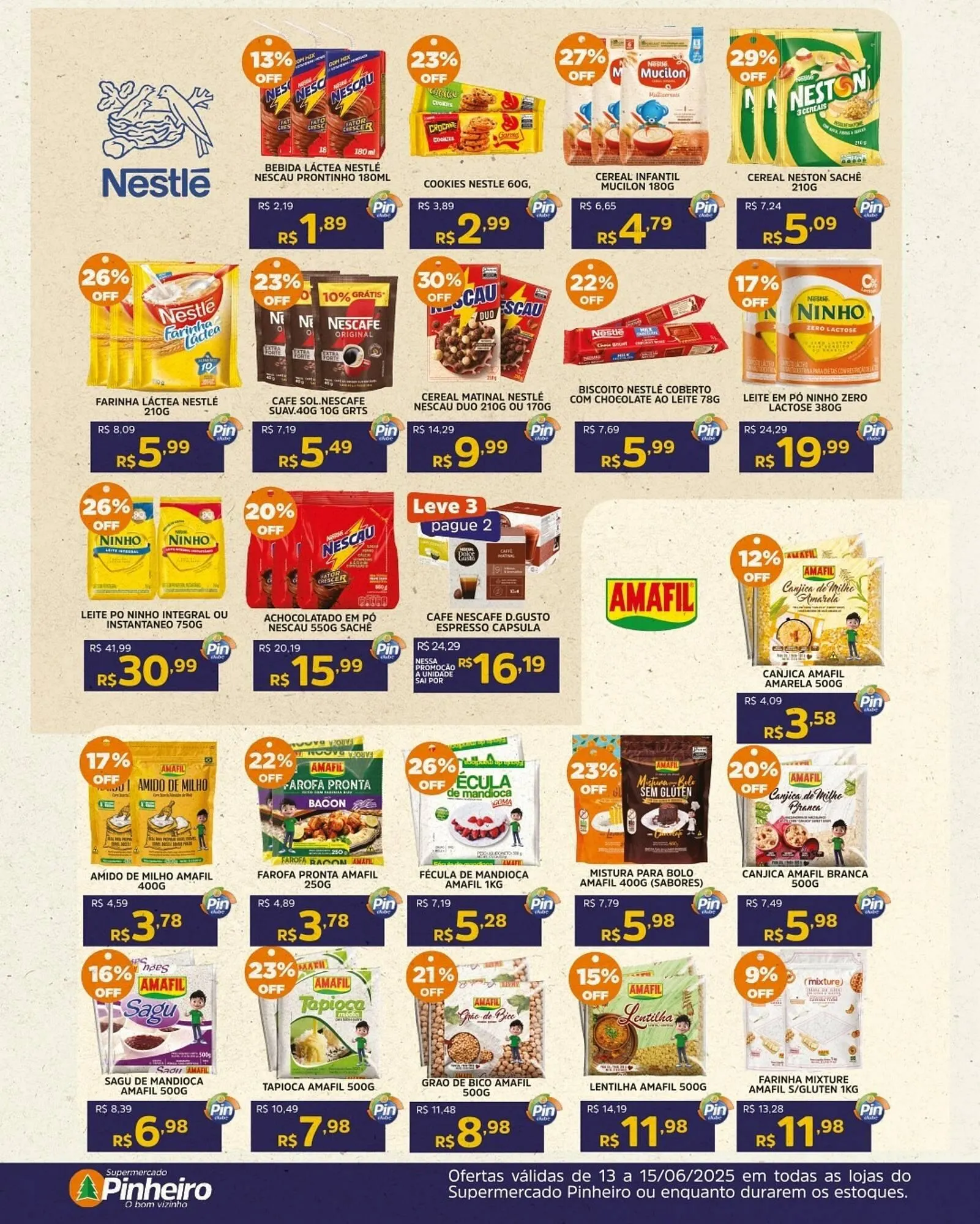 Encarte de Catálogo Pinheiro Supermercado 13 de junho até 15 de junho 2025 - Pagina 3