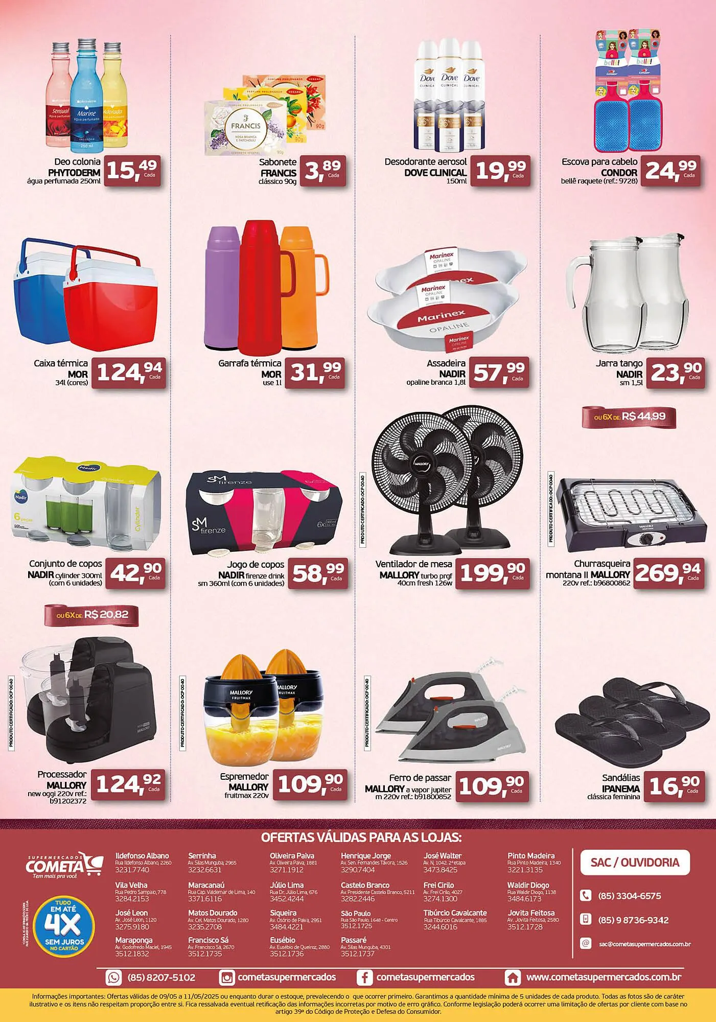 Encarte de Catálogo Cometa Supermercados 9 de maio até 11 de maio 2025 - Pagina 2