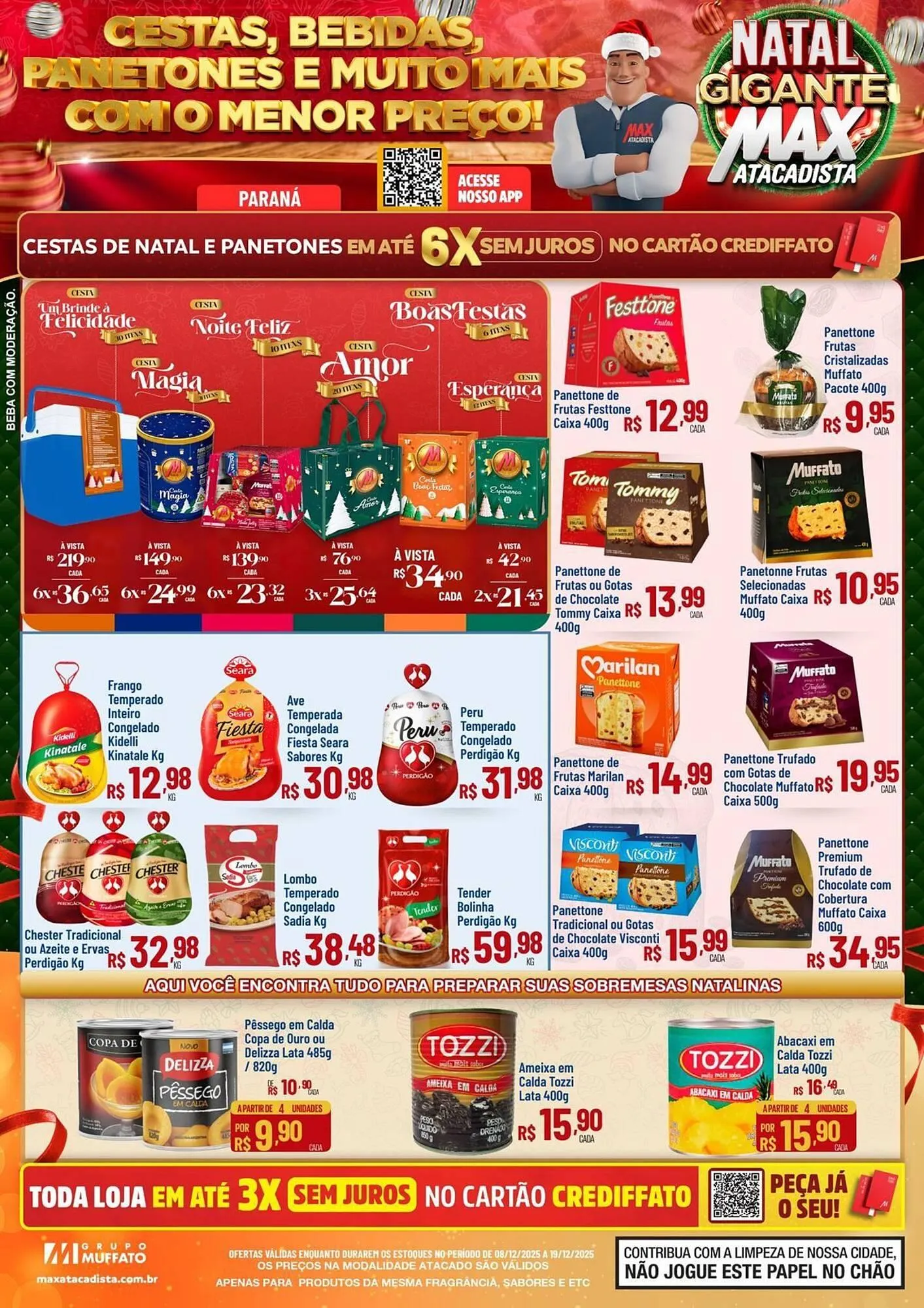 Encarte de Encarte Max Atacadista 8 de dezembro até 19 de dezembro 2025 - Pagina 1