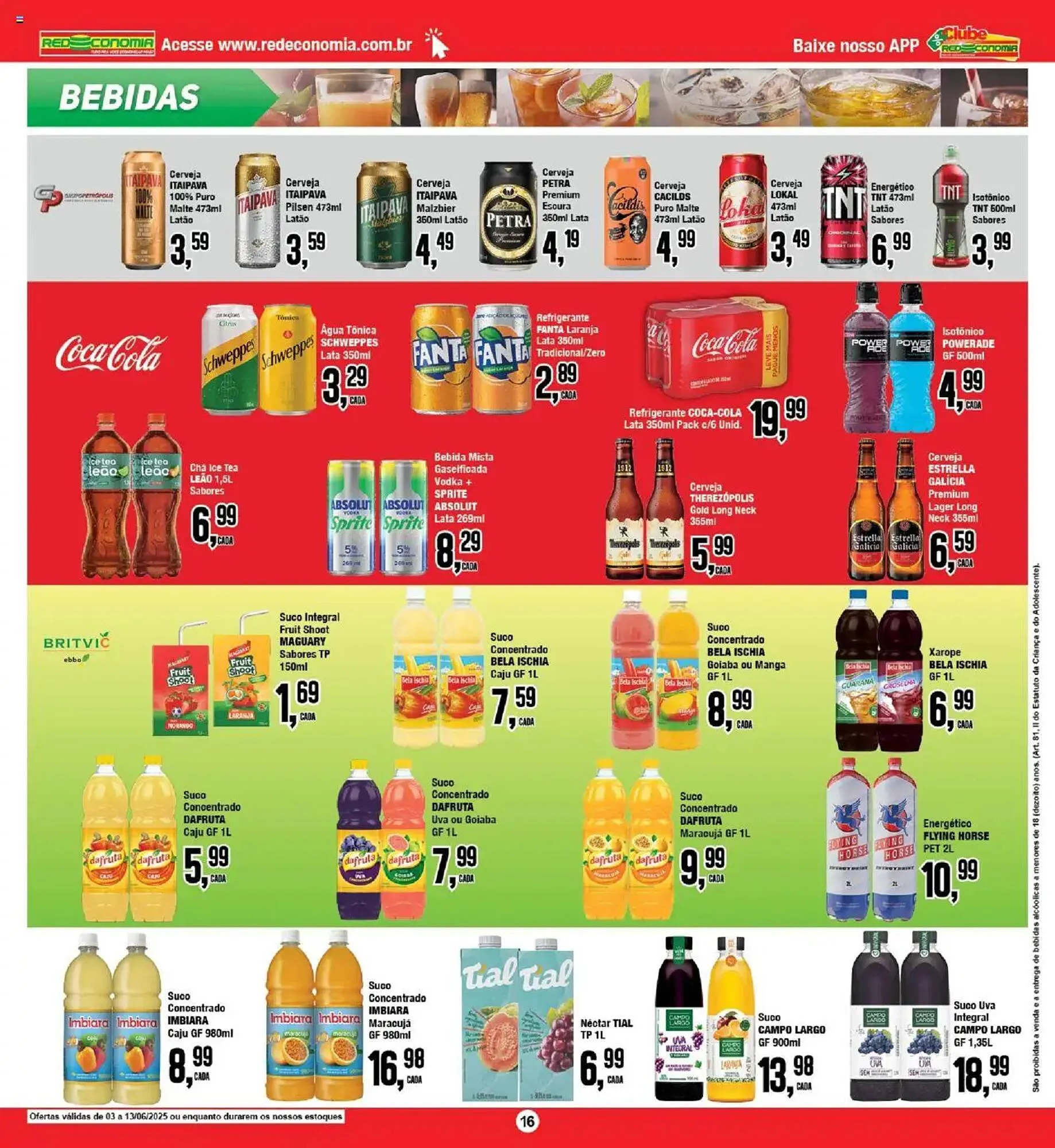 Encarte de Catálogo Redeconomia 3 de junho até 13 de junho 2025 - Pagina 16