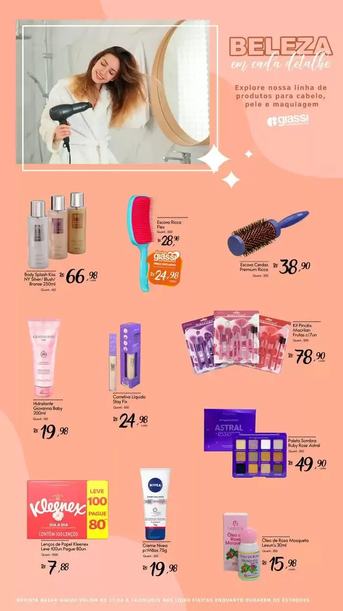 Encarte de Bazar Giassi 17 de abril até 14 de maio 2025 - Pagina 4