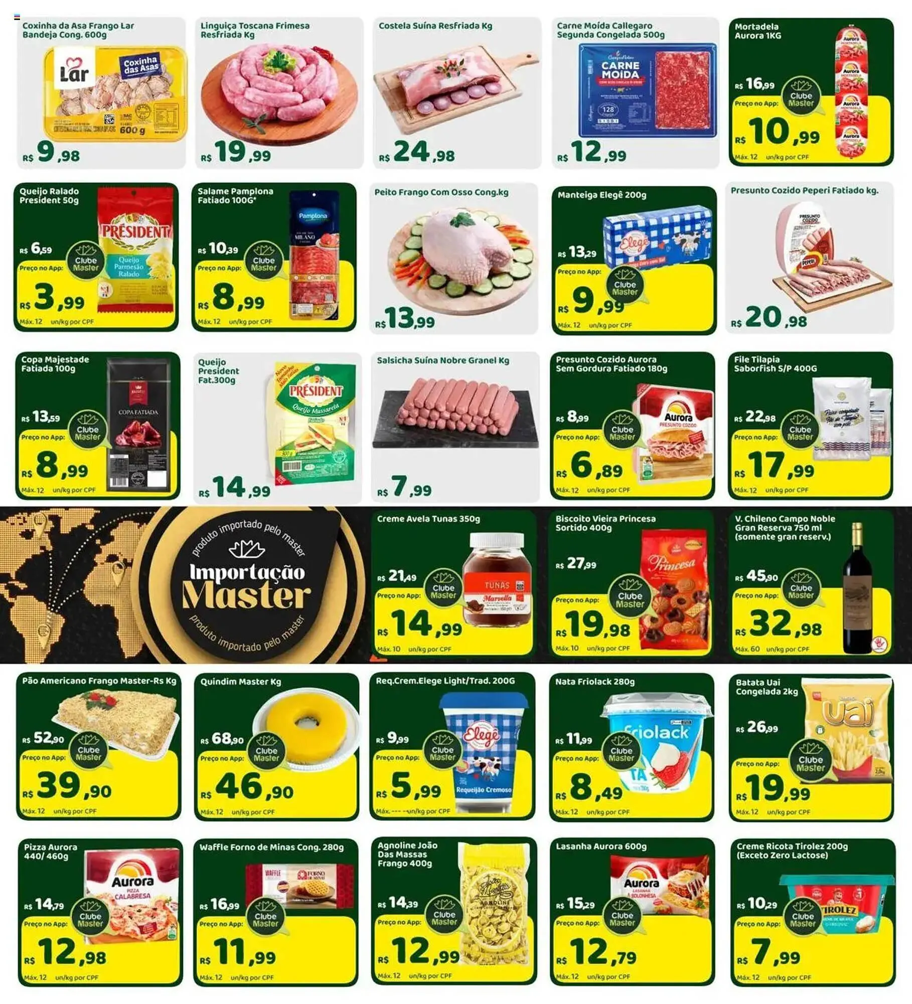 Encarte de Catálogo Master Supermercados 6 de junho até 9 de junho 2025 - Pagina 2