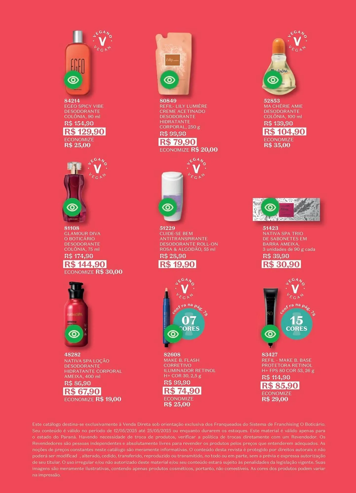 Encarte de Catálogo O Boticário 12 de maio até 25 de maio 2025 - Pagina 193