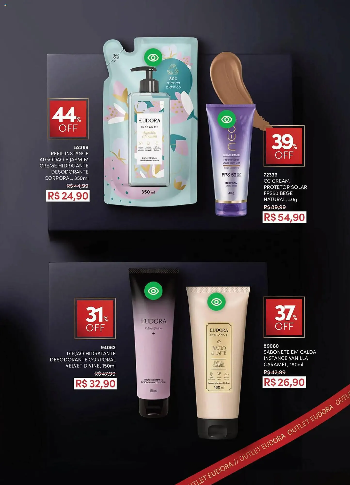 Encarte de Catálogo Eudora 17 de dezembro até 9 de janeiro 2026 - Pagina 26