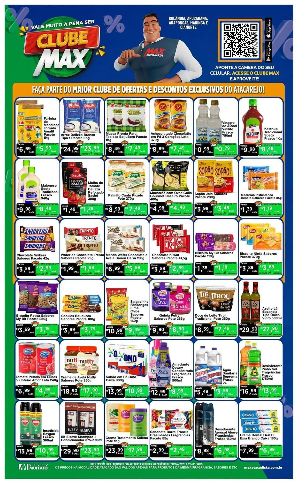 Encarte de Catálogo Muffato 4 de maio até 20 de maio 2025 - Pagina 1