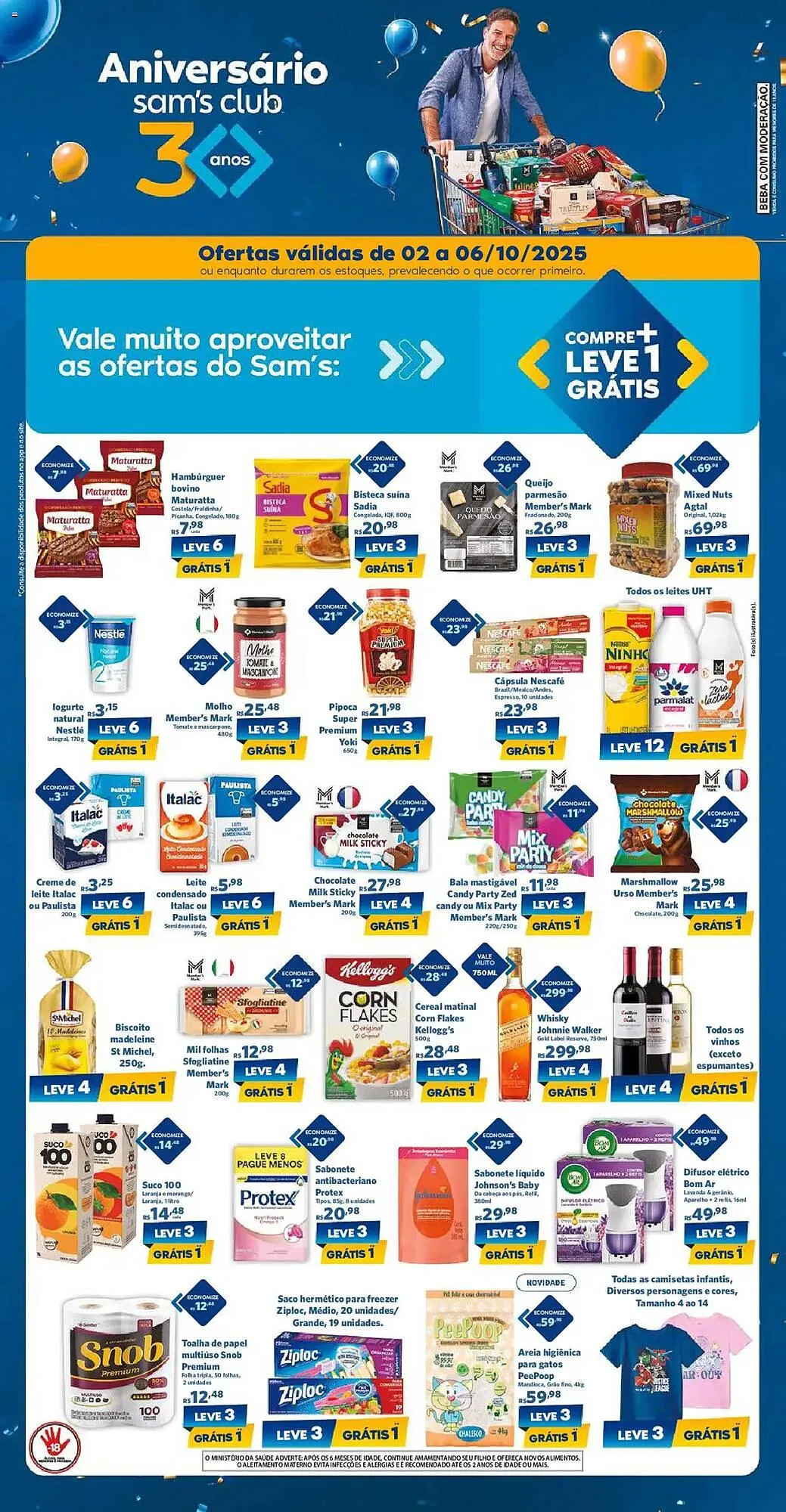 Encarte de Folheto Sam's Club 2 de outubro até 7 de outubro 2025 - Pagina 1
