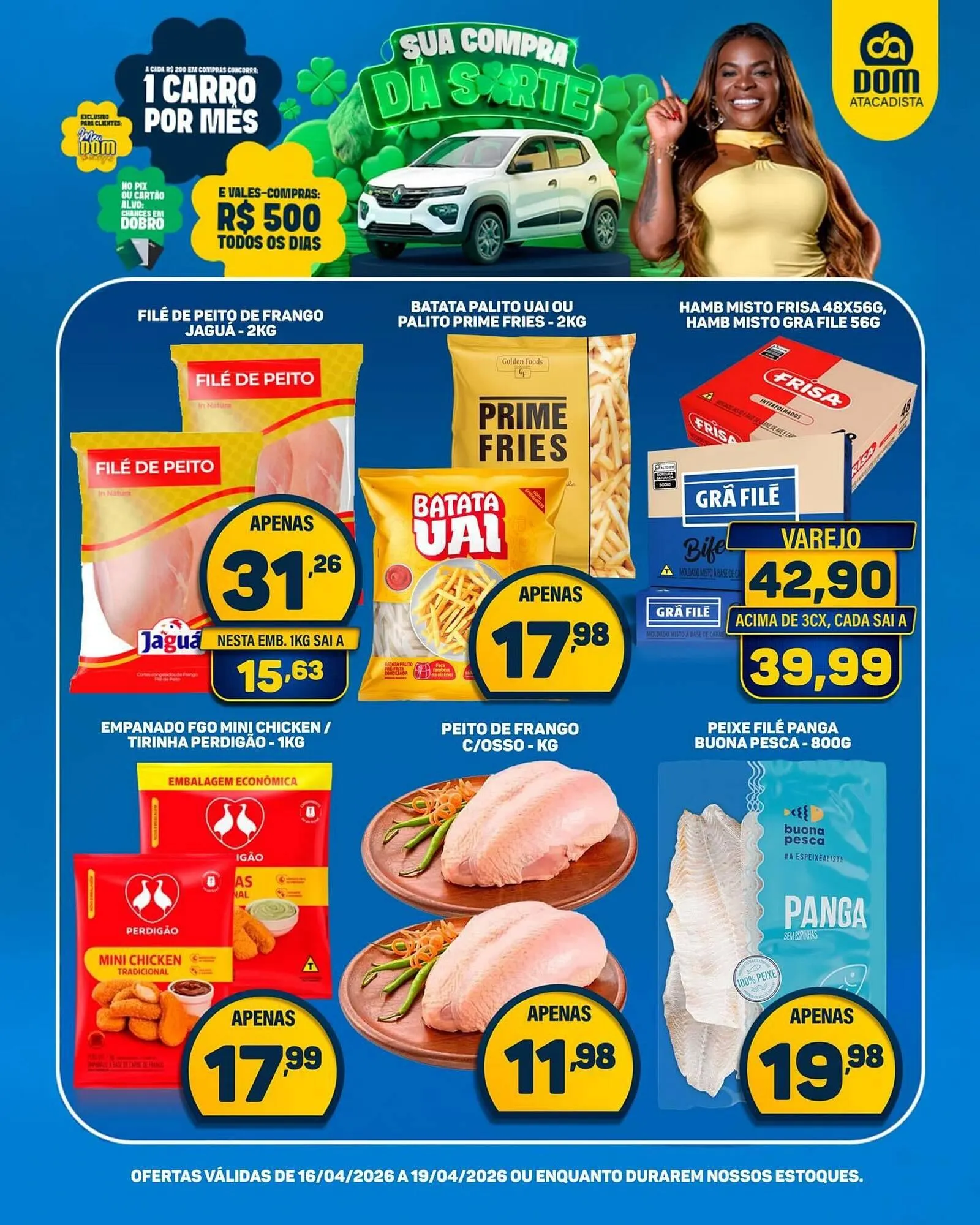 Encarte de Encarte Dom Atacadista 16 de abril até 19 de abril 2026 - Pagina 1