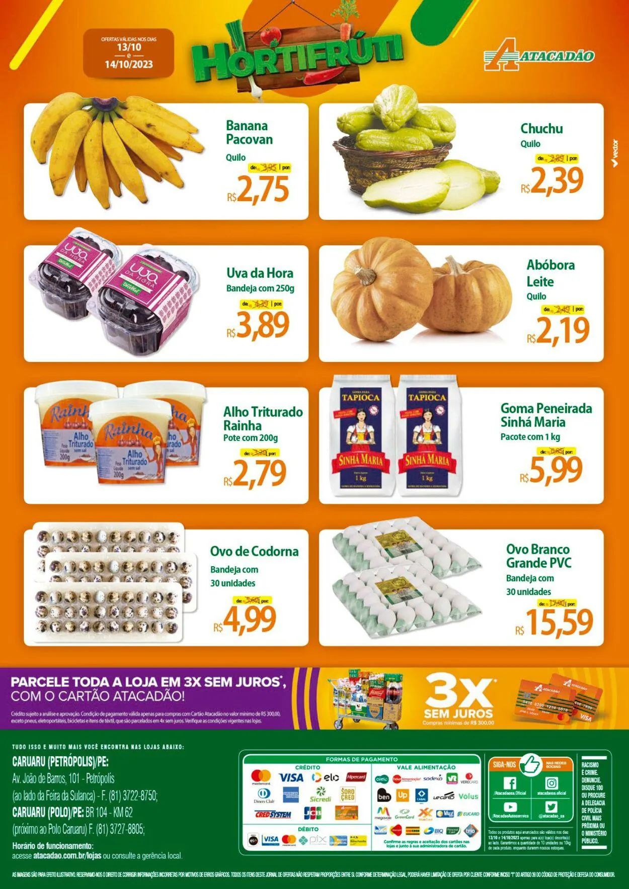 Encarte de Atacadão - PE - Caruaru 13 de outubro até 14 de outubro 2023 - Pagina 2