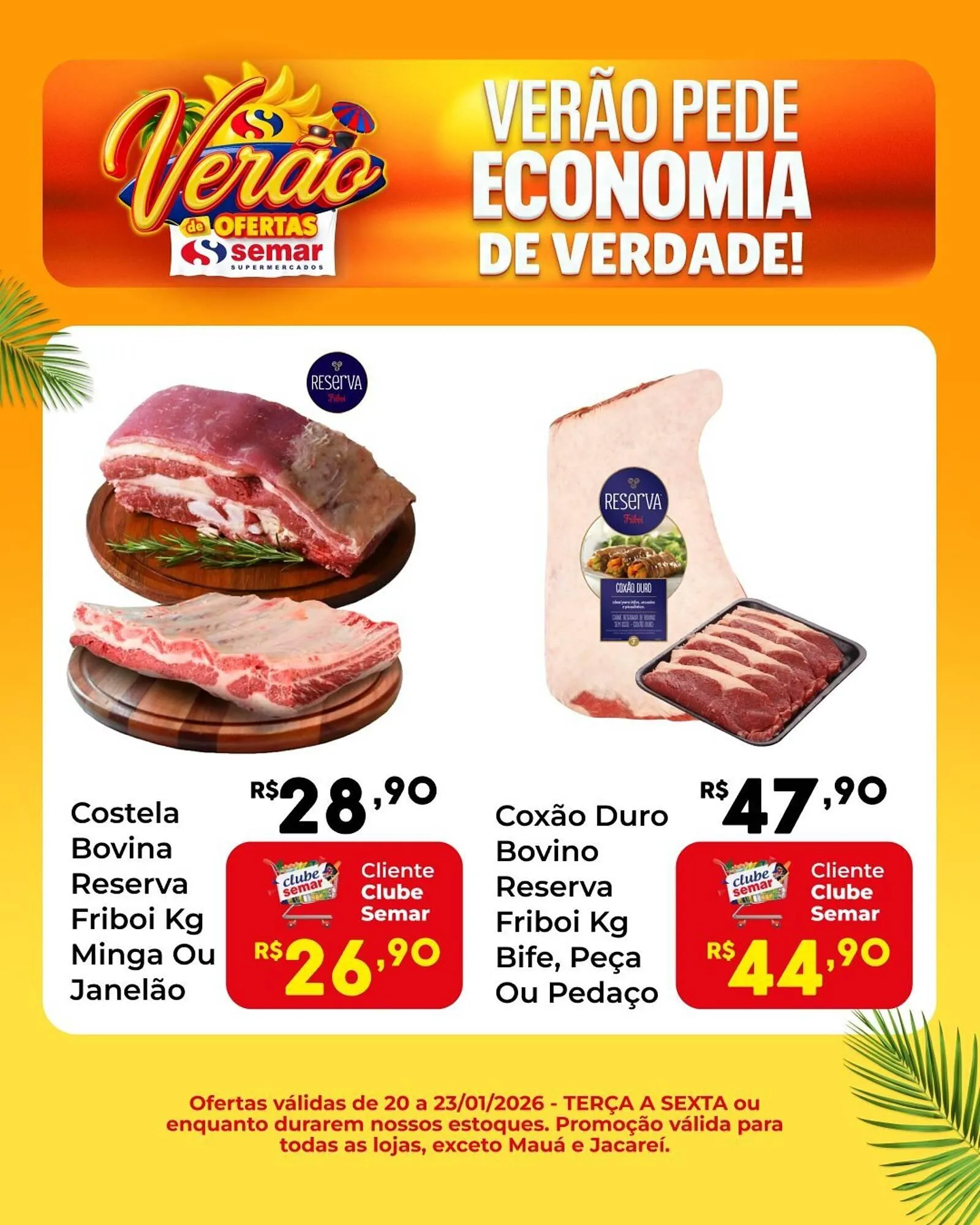 Encarte de Folheto Semar Supermercado 19 de janeiro até 23 de janeiro 2026 - Pagina 2
