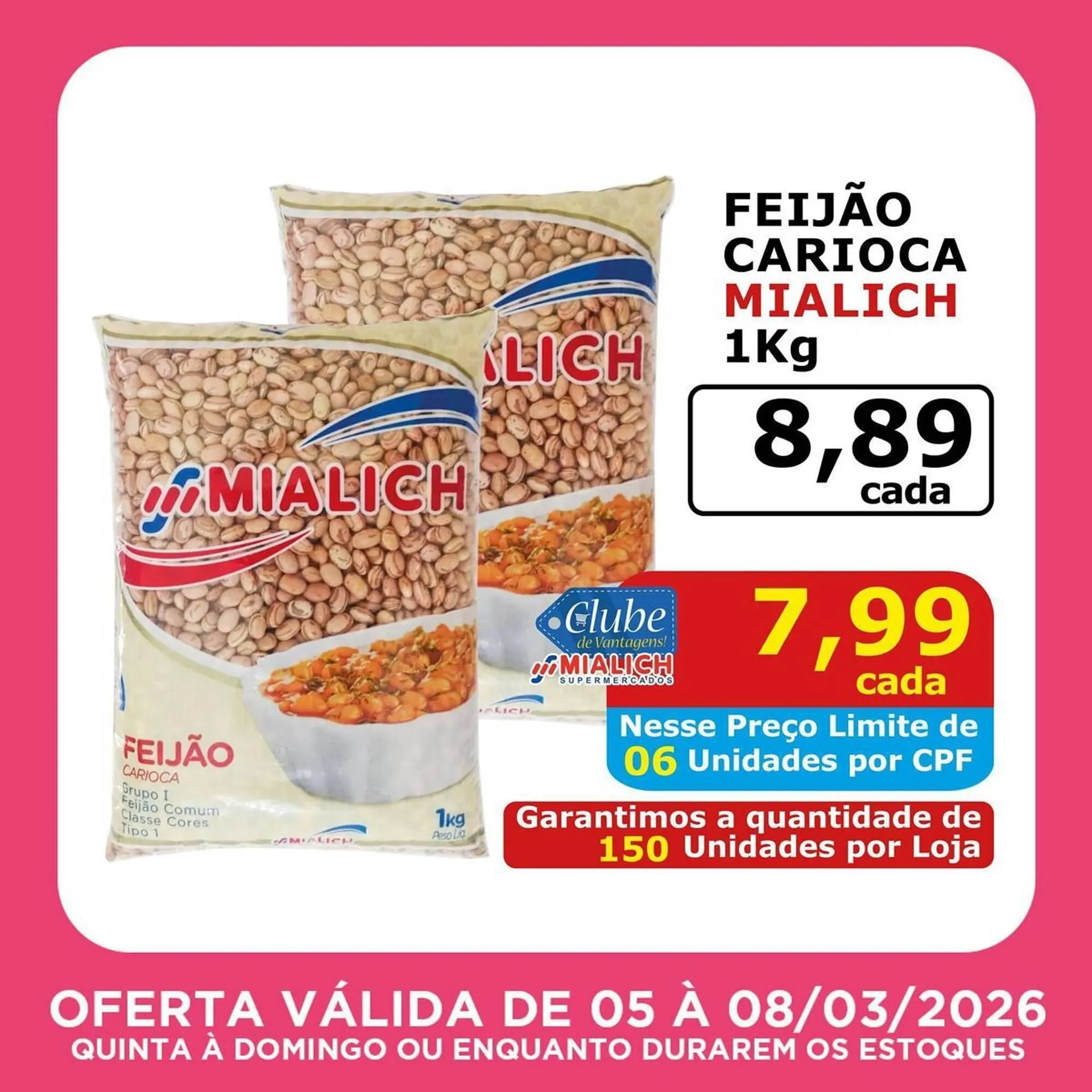 Encarte de Catálogo Mialich Supermercados 5 de março até 8 de março 2026 - Pagina 7