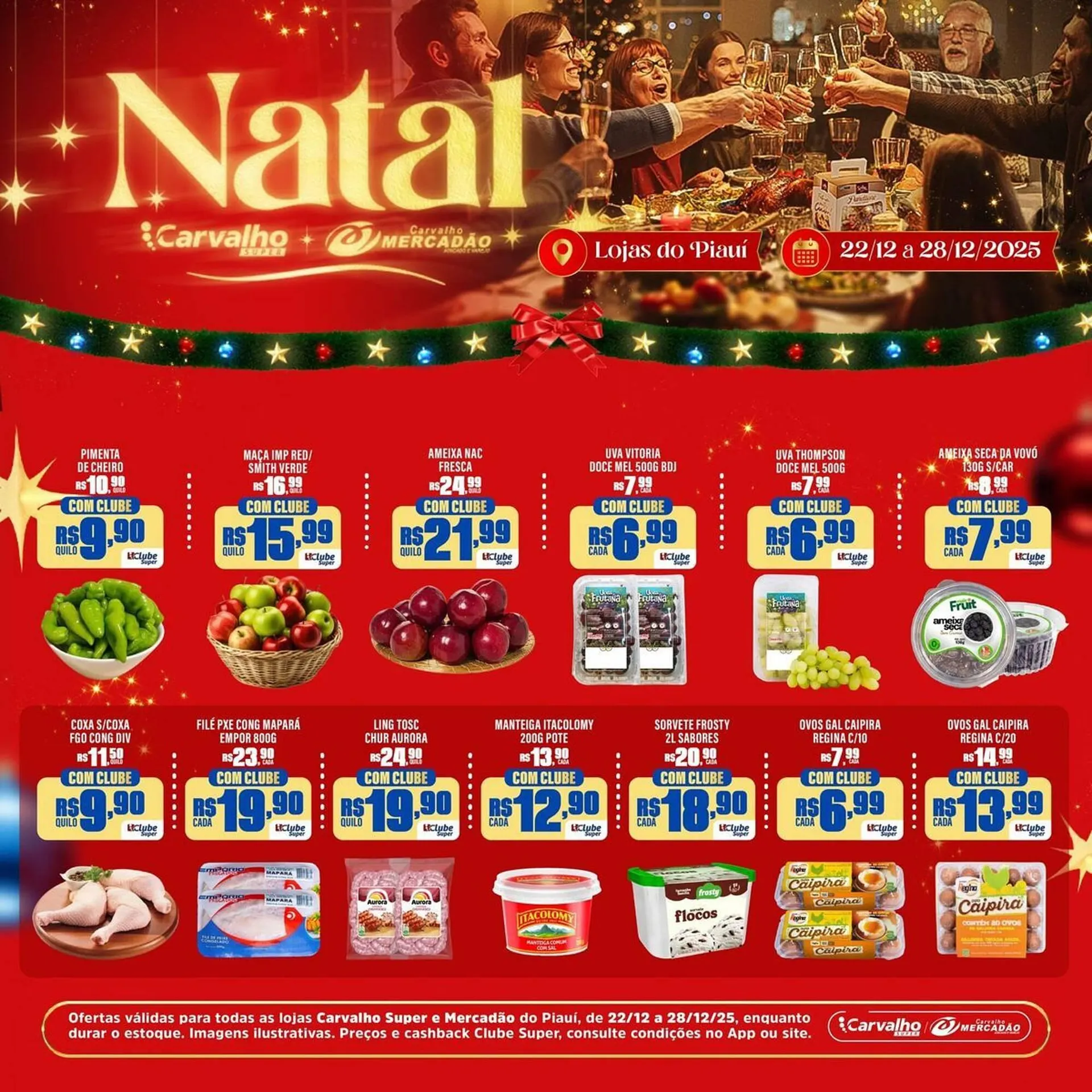 Encarte de Catálogo Carvalho Supermercado 22 de dezembro até 28 de dezembro 2025 - Pagina 6