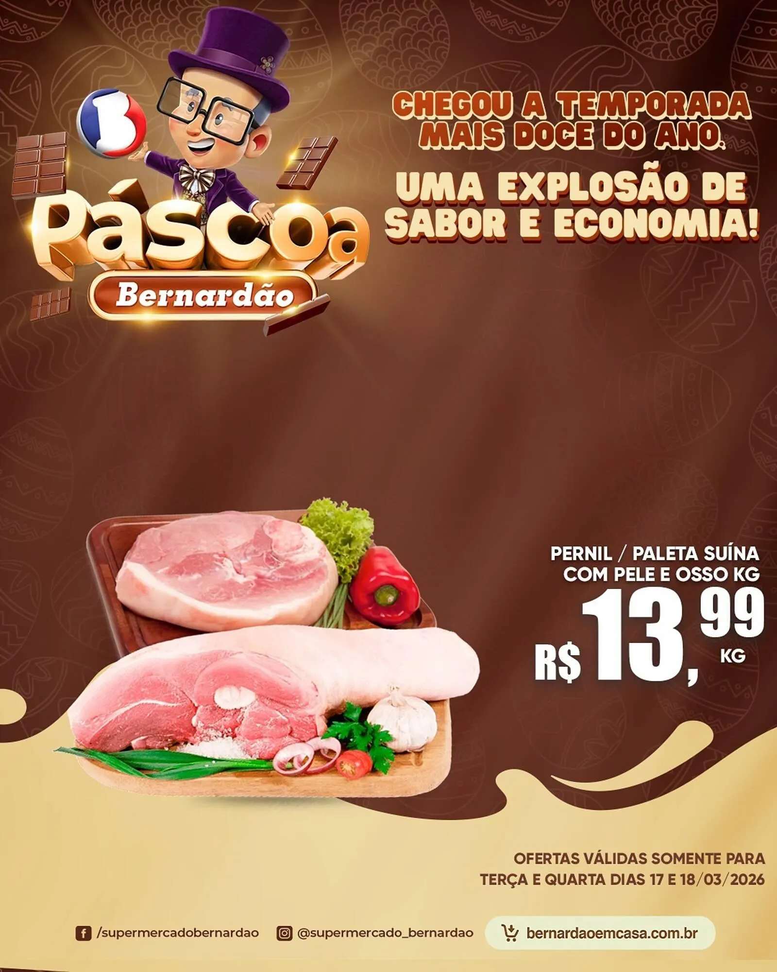 Encarte de Catálogo Supermercado Bernardão 17 de março até 18 de março 2026 - Pagina 4