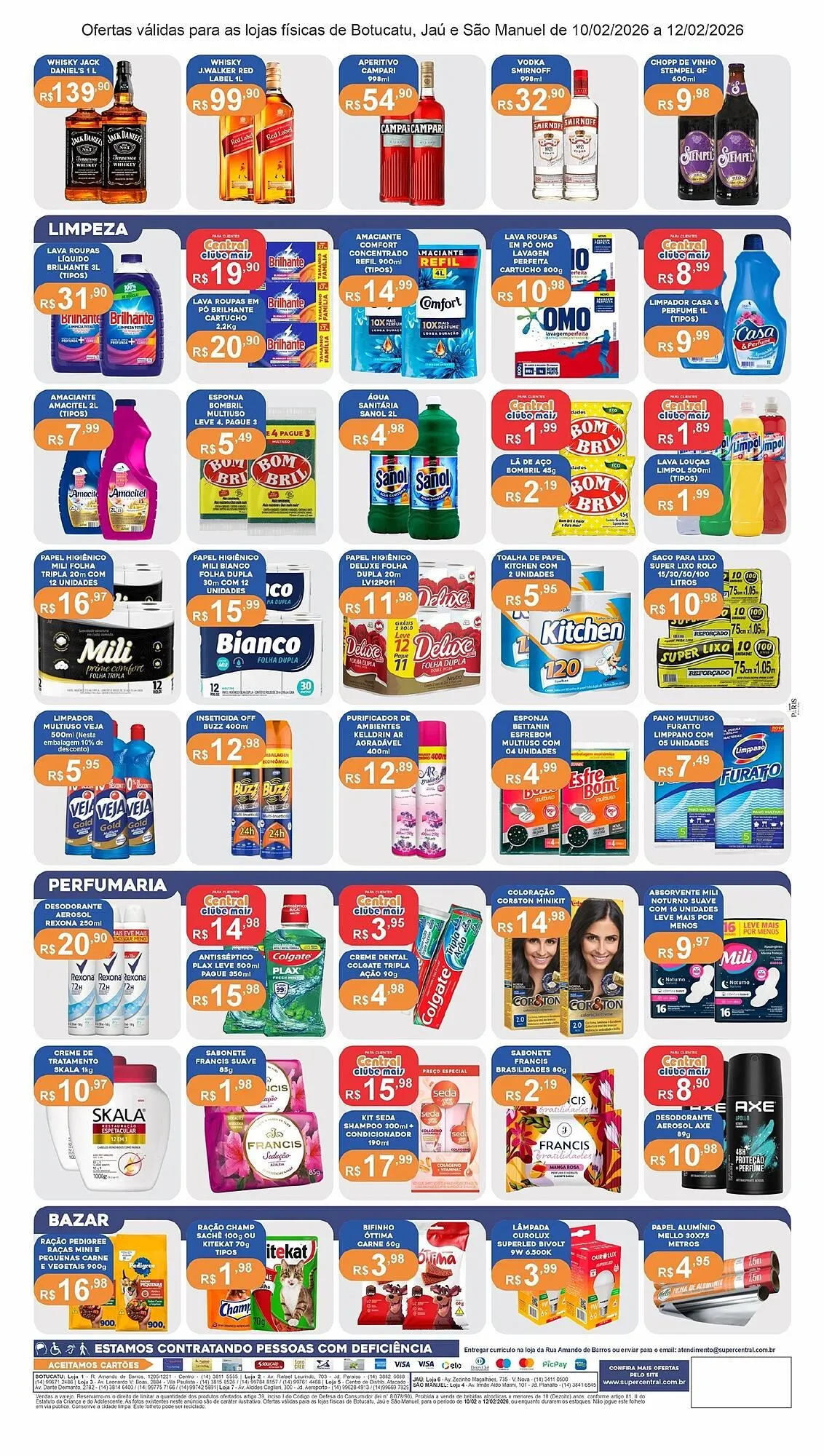 Encarte de Catálogo Central Supermercados 10 de fevereiro até 12 de fevereiro 2026 - Pagina 4