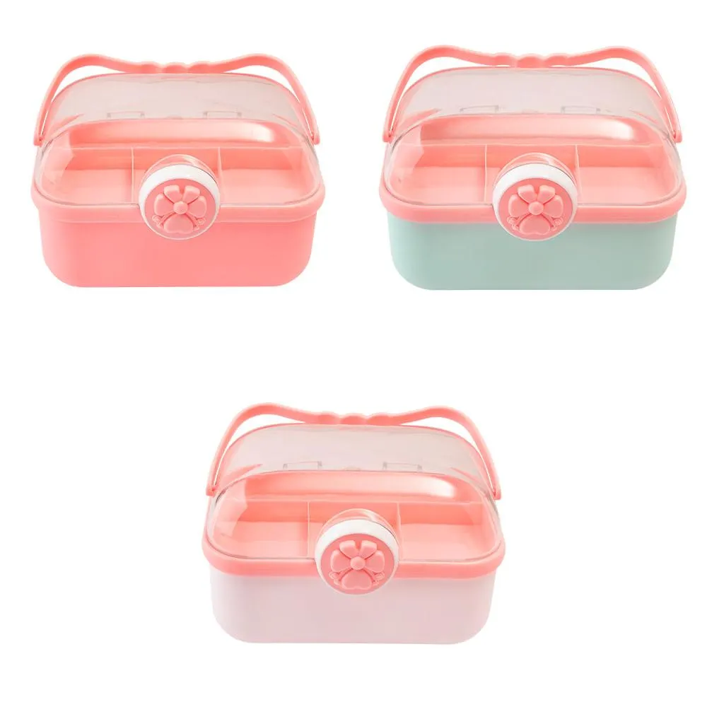 Maleta Porta Acessórios Com Divisória Plástico Sortida 19x15x12cm LM2659 - honeyhome