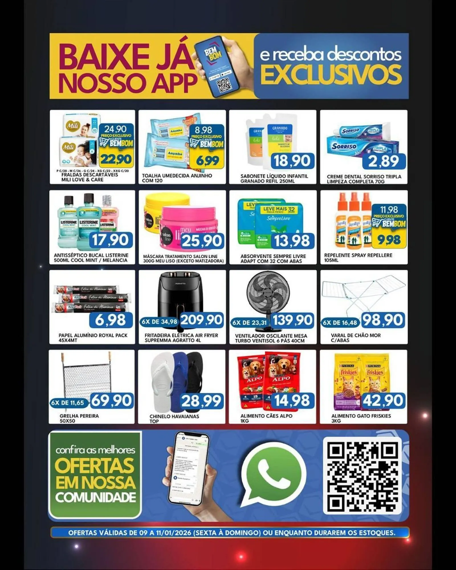 Encarte de Catálogo Rancho Bom Supermercados 9 de janeiro até 11 de janeiro 2026 - Pagina 3