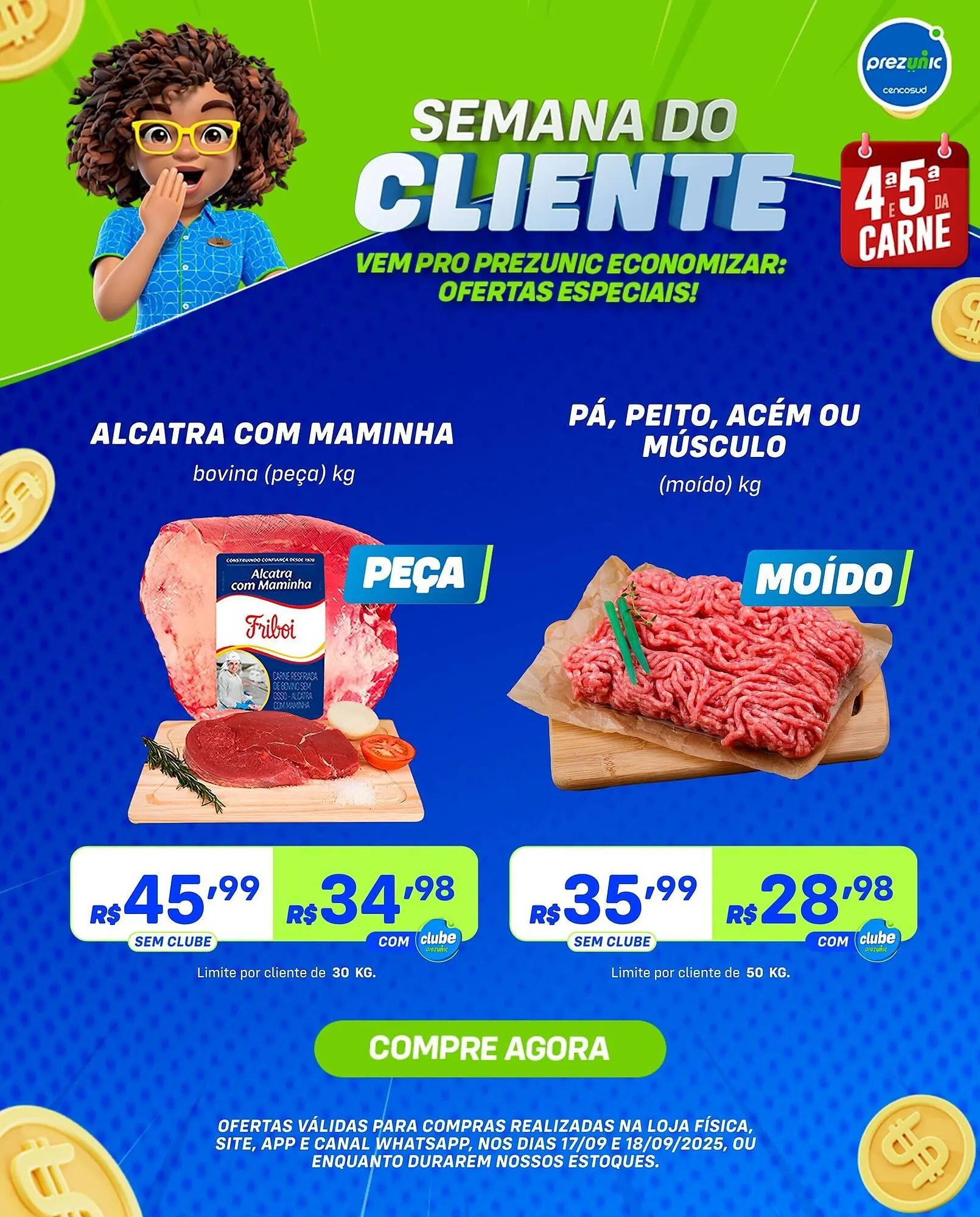 Encarte de Encarte Prezunic 17 de setembro até 18 de setembro 2025 - Pagina 1