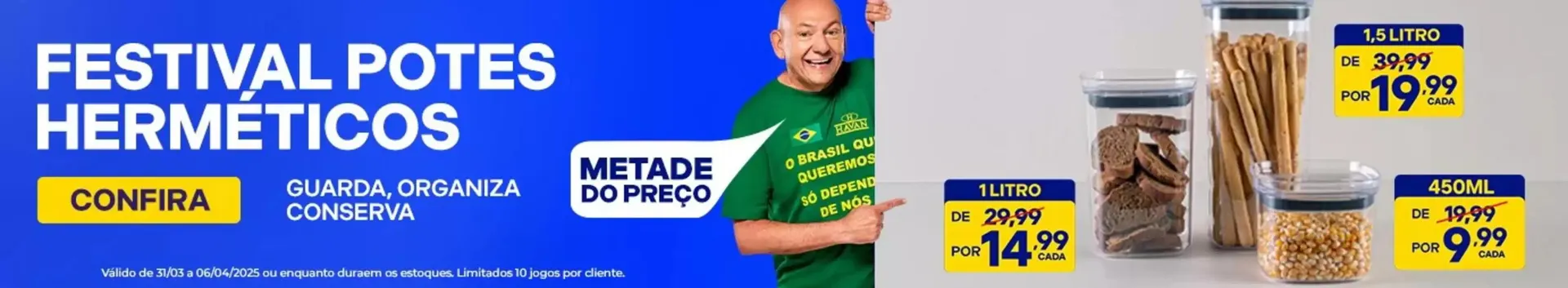 Encarte de Ofertas Lojas Havan 3 de abril até 6 de abril 2025 - Pagina 1