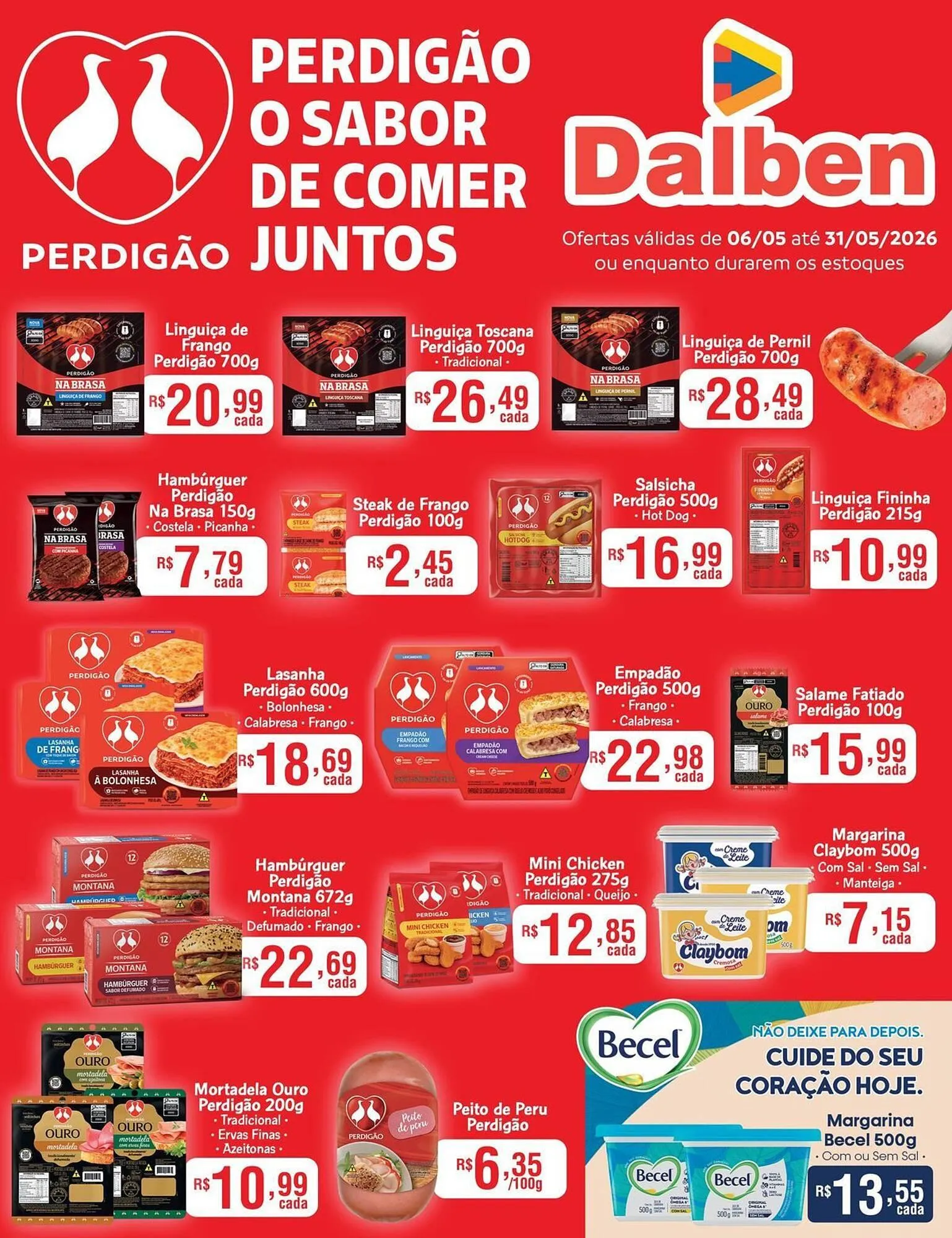 Encarte de Catálogo Supermercado Dalben 6 de maio até 31 de maio 2026 - Pagina 1