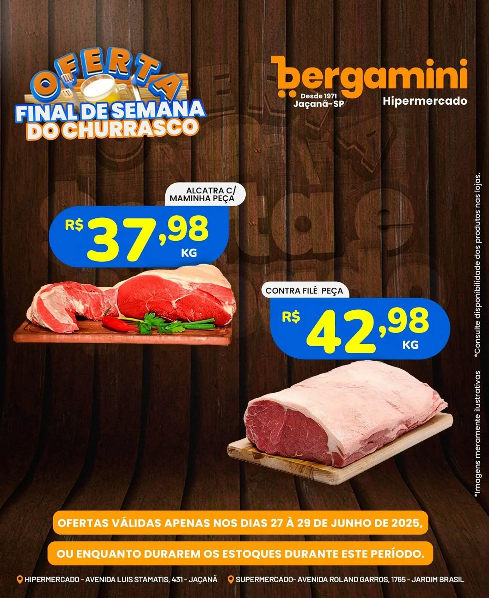 Encarte de Catálogo Supermercado Bergamini 27 de junho até 29 de junho 2025 - Pagina 1