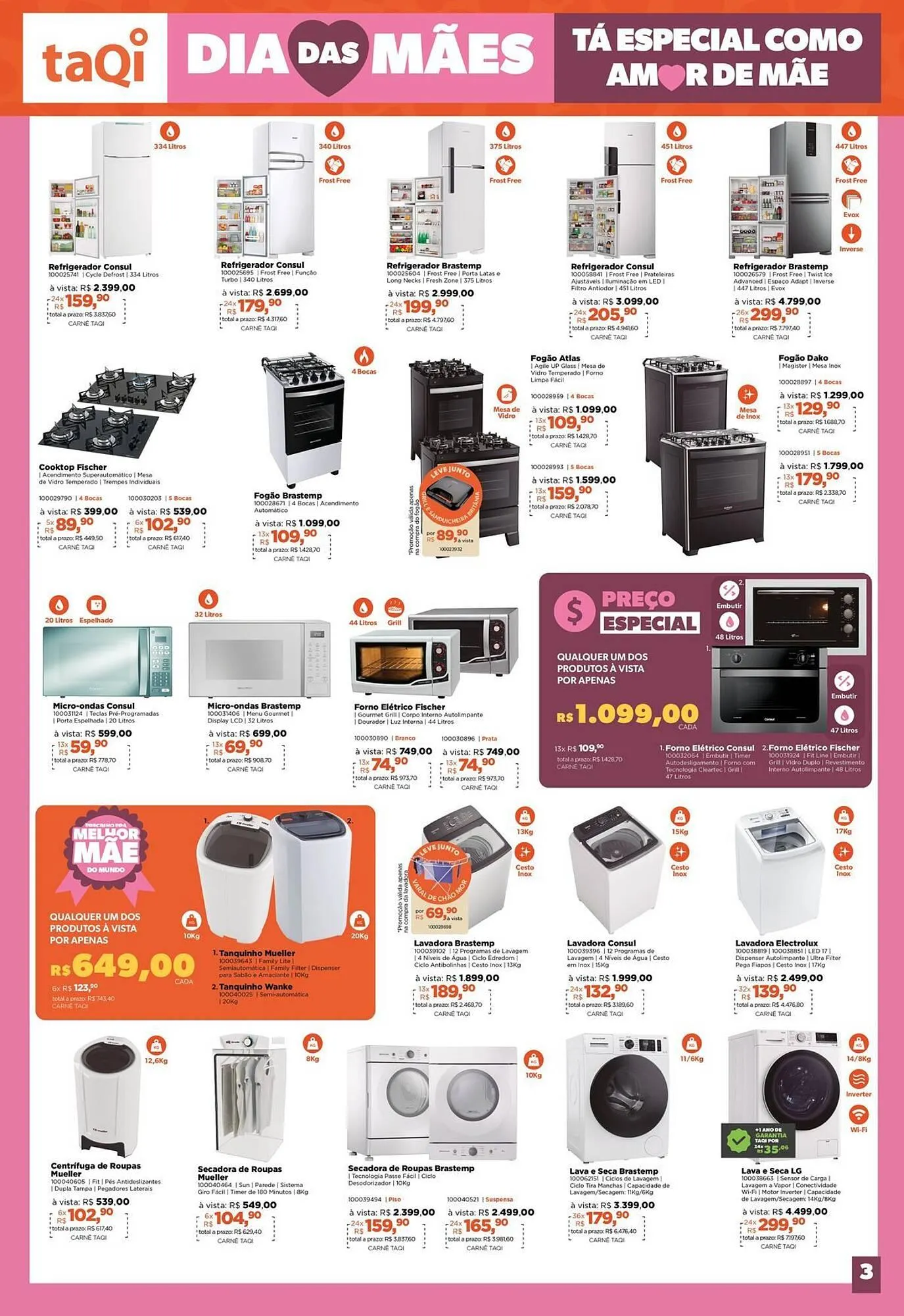 Encarte de Catálogo Lojas TaQi 29 de abril até 11 de maio 2025 - Pagina 3