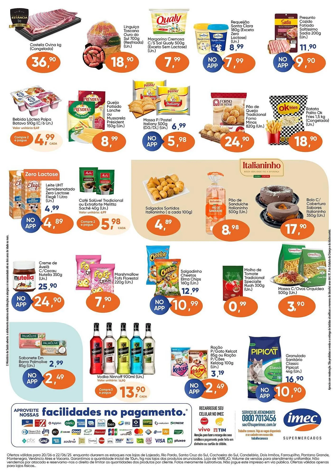 Encarte de Catálogo Imec Supermercados 19 de junho até 22 de junho 2025 - Pagina 2