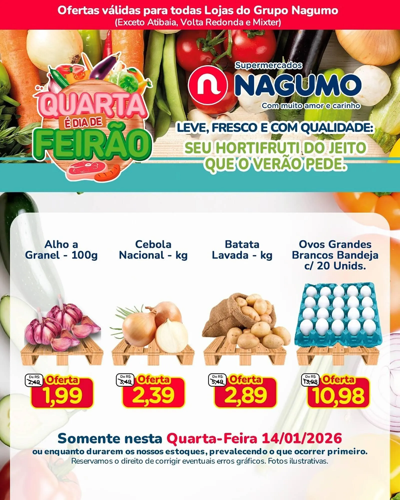 Encarte de Folheto Nagumo 14 de janeiro até 14 de janeiro 2026 - Pagina 1