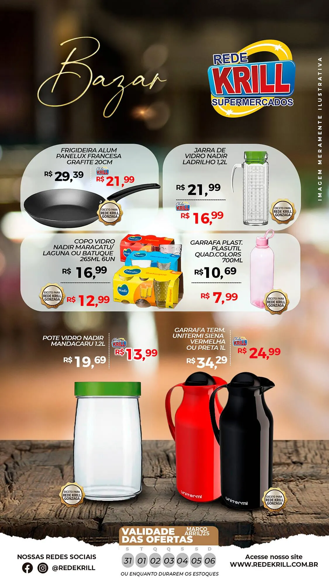 Encarte de Catálogo Rede Krill 31 de março até 6 de abril 2025 - Pagina 1