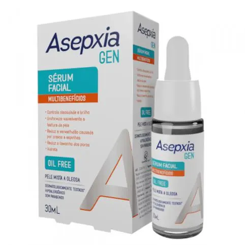 Sérum corretor Facial Asepxia Gen Oil Free 30ml