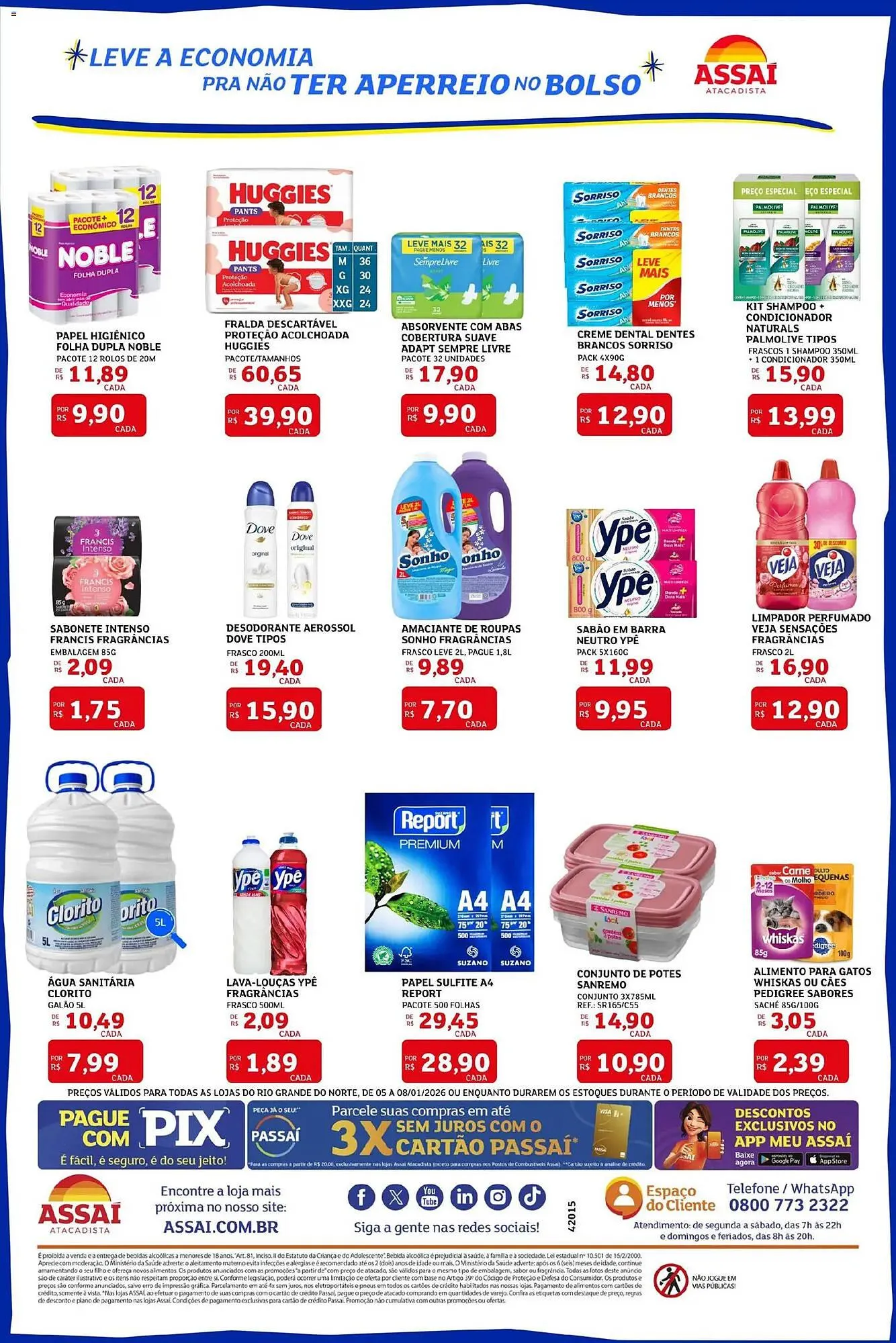 Encarte de Encarte Assaí Atacadista 5 de janeiro até 8 de janeiro 2026 - Pagina 4