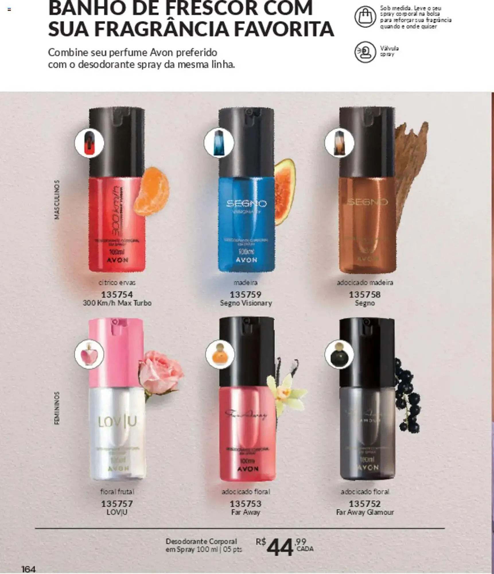 Encarte de Catálogo Avon 10 de março até 30 de junho 2025 - Pagina 164