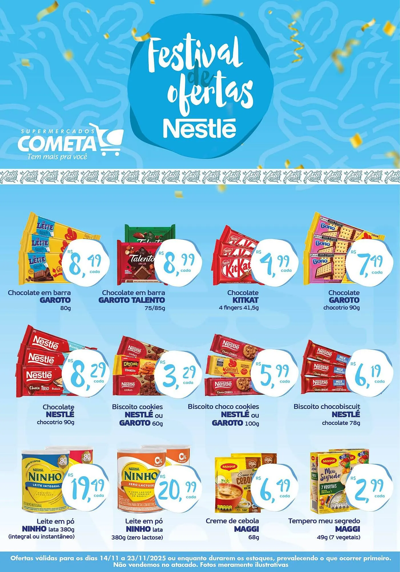 Encarte de Encarte Cometa Supermercados 14 de novembro até 23 de novembro 2025 - Pagina 1