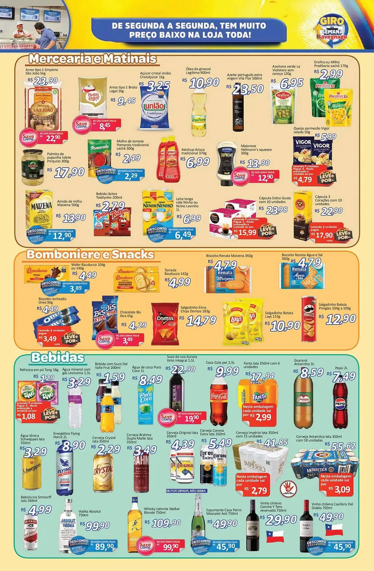 Encarte de Catálogo Supermercados Savegnago 9 de abril até 13 de abril 2026 - Pagina 3