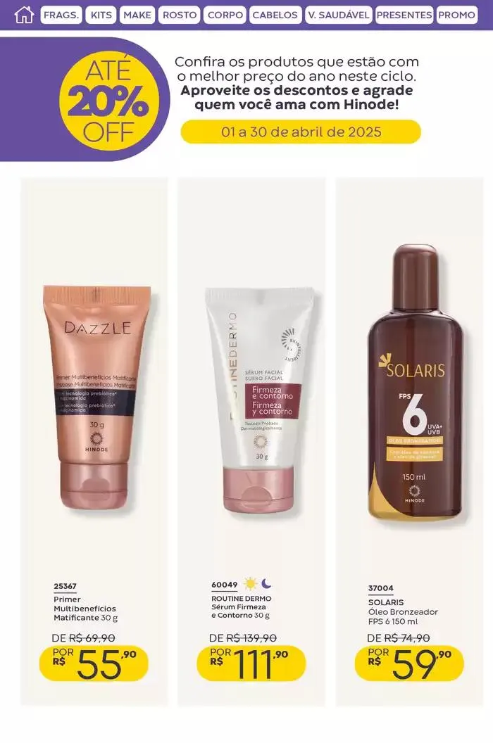 Encarte de Encarte Hinode C4 1 de abril até 30 de abril 2025 - Pagina 117